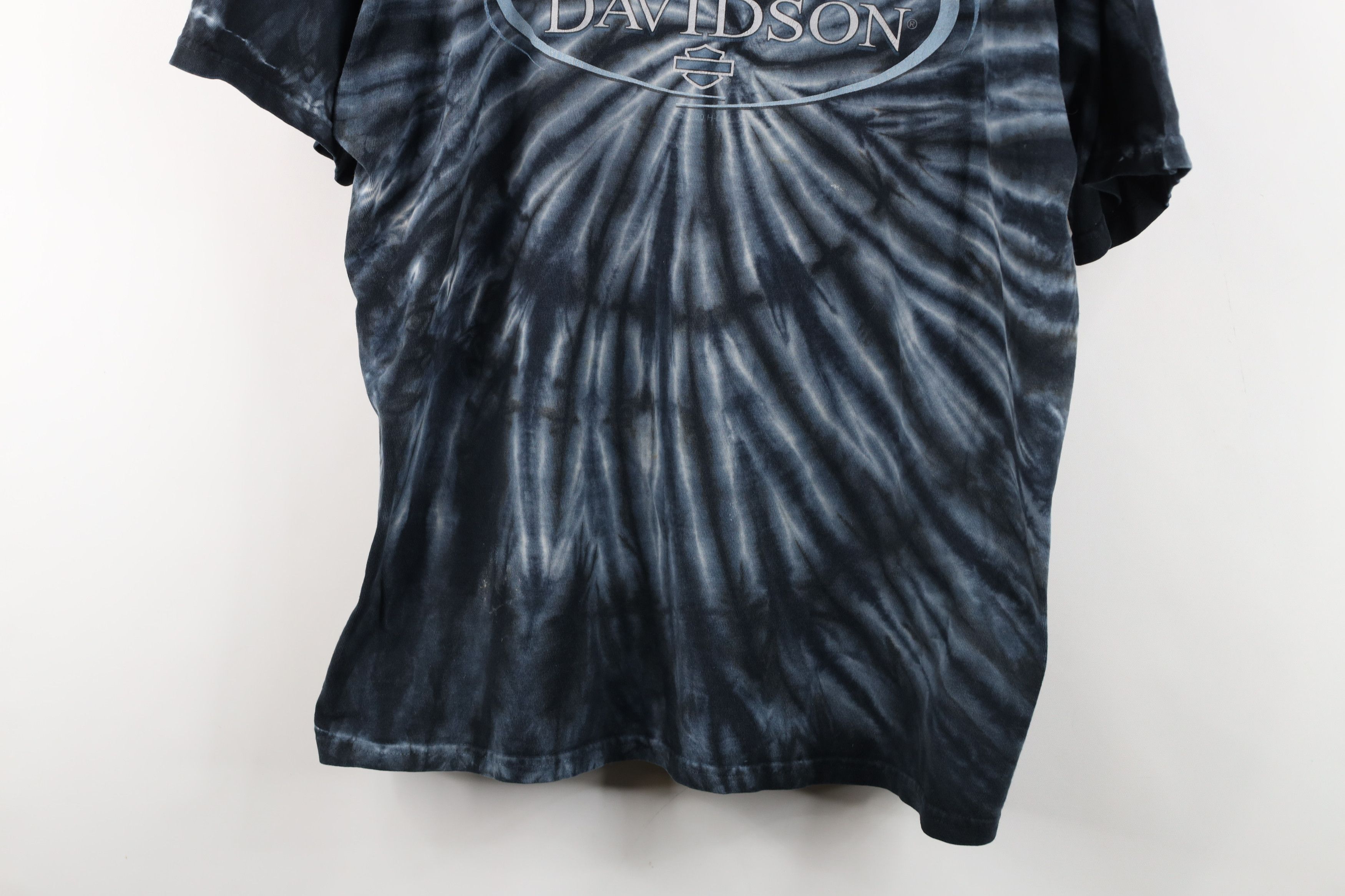 Harley Davidson Vintage Y2K 2000 Harley Davidson Tie Dye Eagle T-Shirt Size US L / EU 52-54 / 3 - 3 Thumbnail