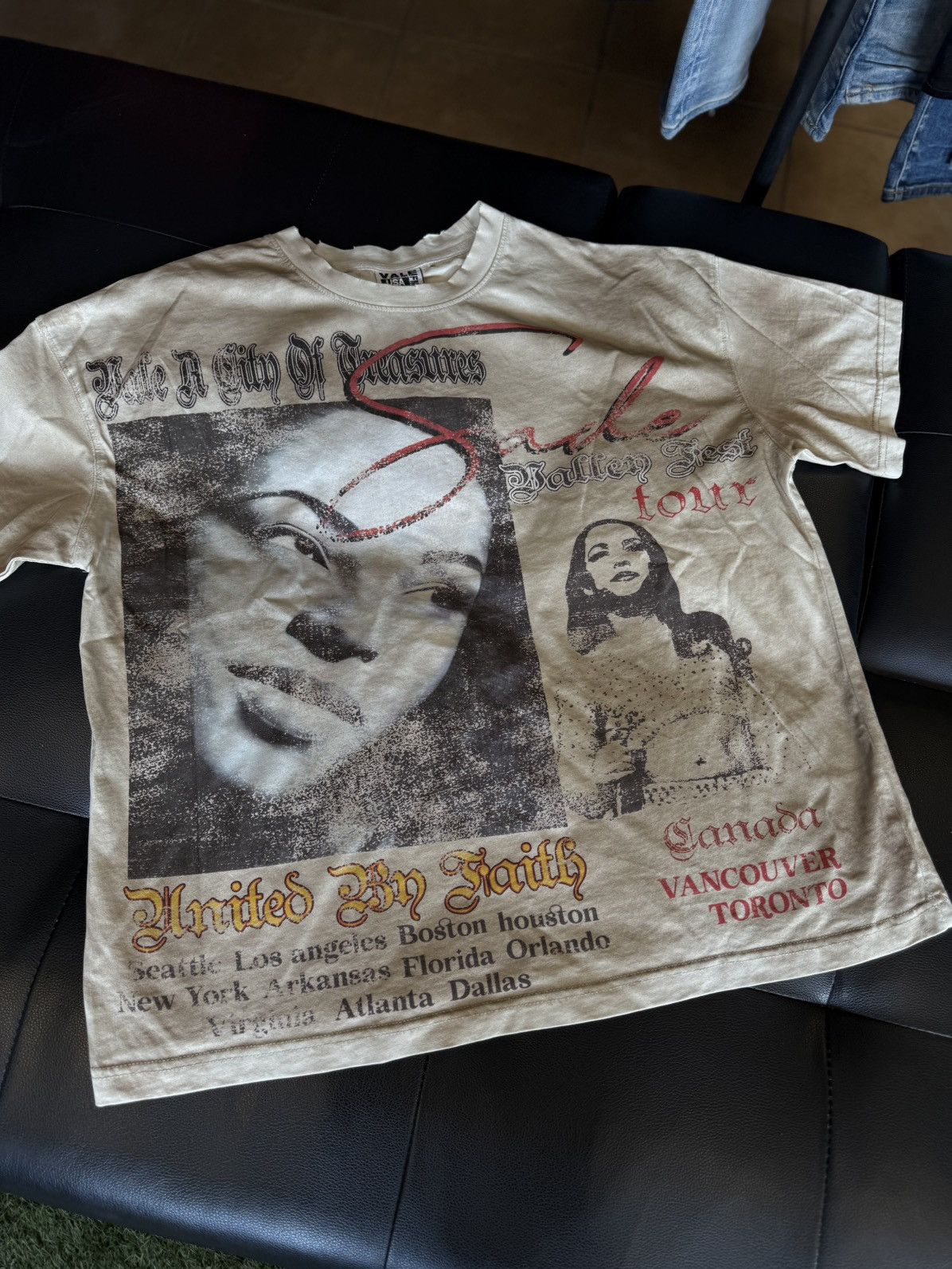 Vale Vale Valley Cream Tee Shirt Size Medium (NEW) Size US M / EU 48-50 / 2 - 2 Thumbnail