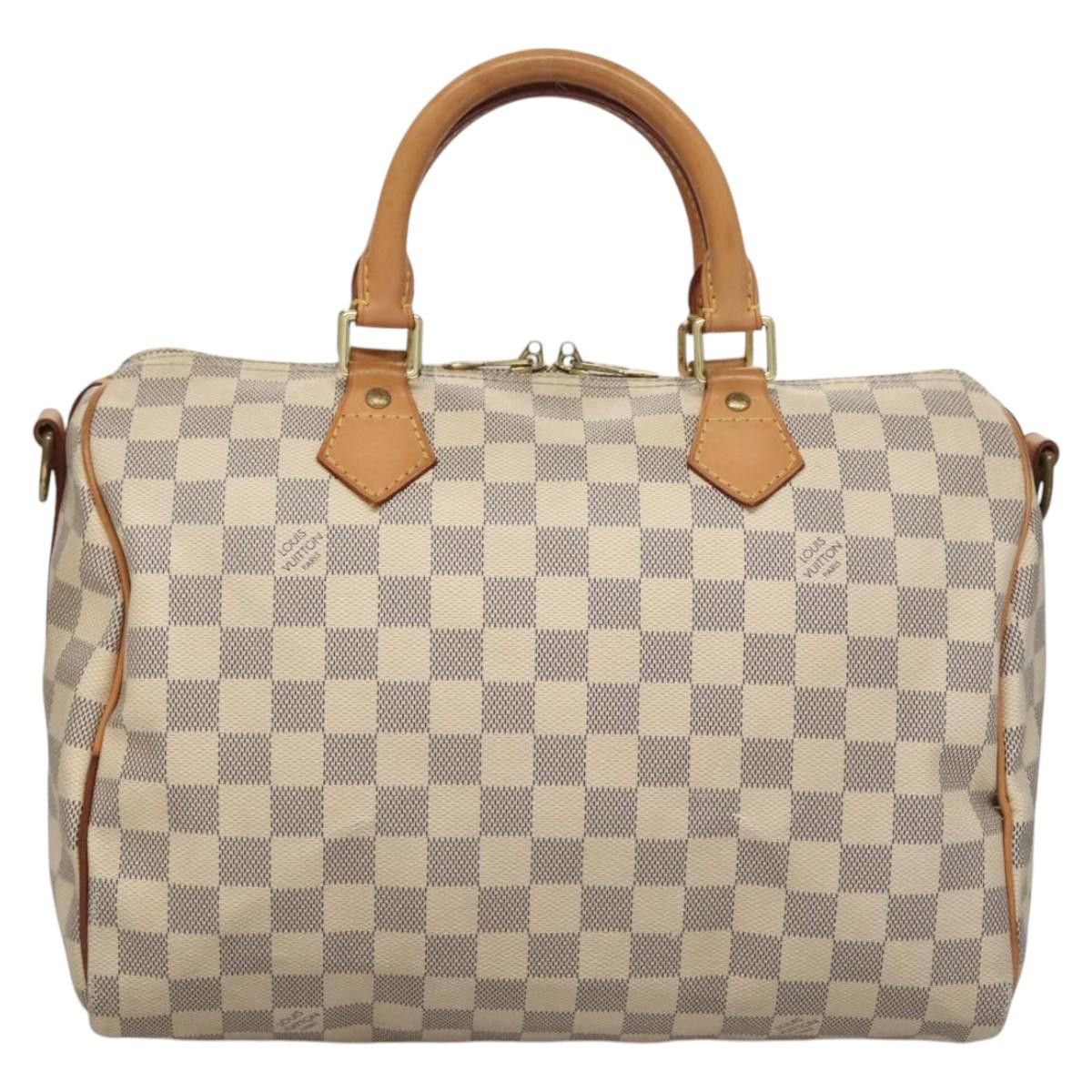 Louis Vuitton Speedy Bandoulière 30 Beige Canvas Handbag (Pre-Owned) Size ONE SIZE - 1 Thumbnail
