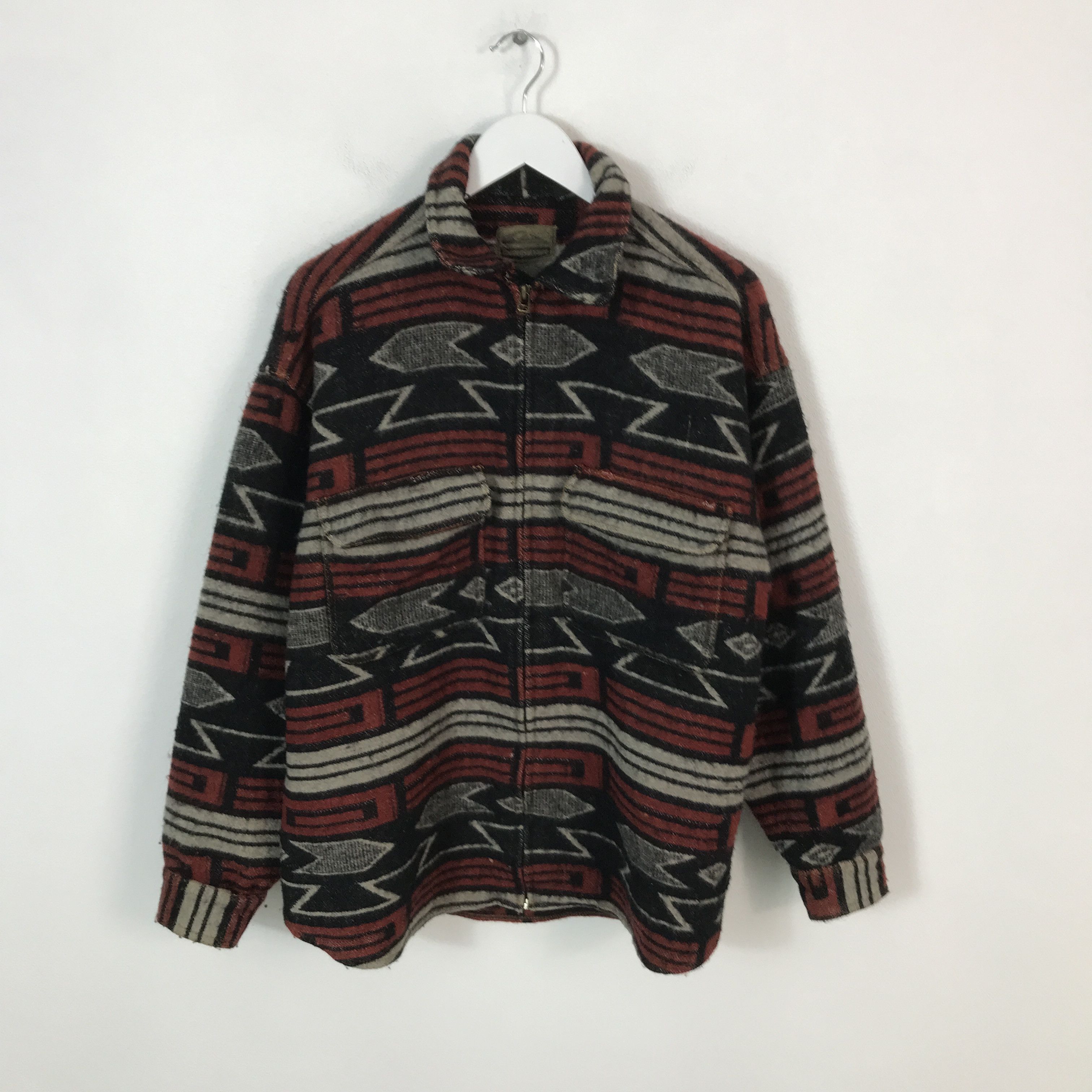 Quicksilver Vtg Quicksilver Navajo Wool Zip jacket Size US M / EU 48-50 / 2 - 1 Thumbnail