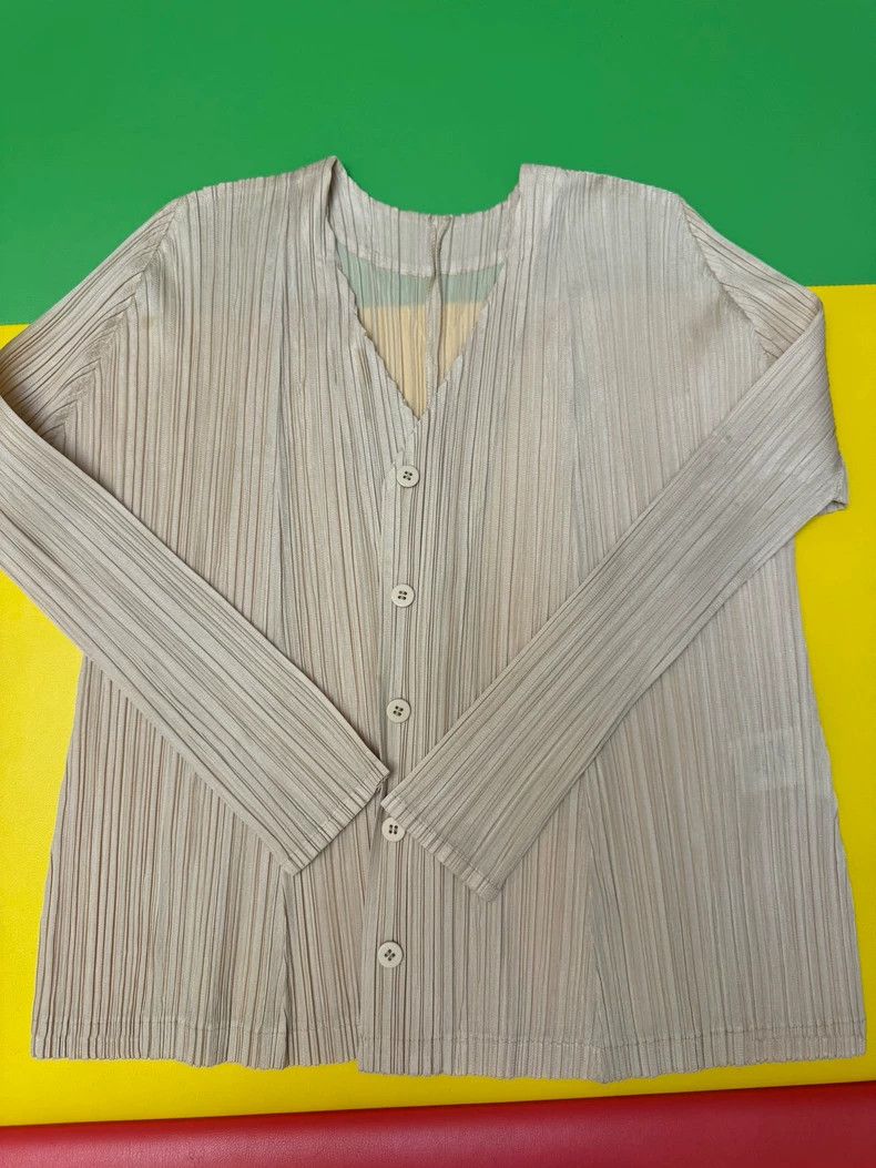 Issey Miyake issey miyake size：3 Pink cardigan 2506-Nextarrow Size XXS / US 00 / IT 34 - 1 Thumbnail