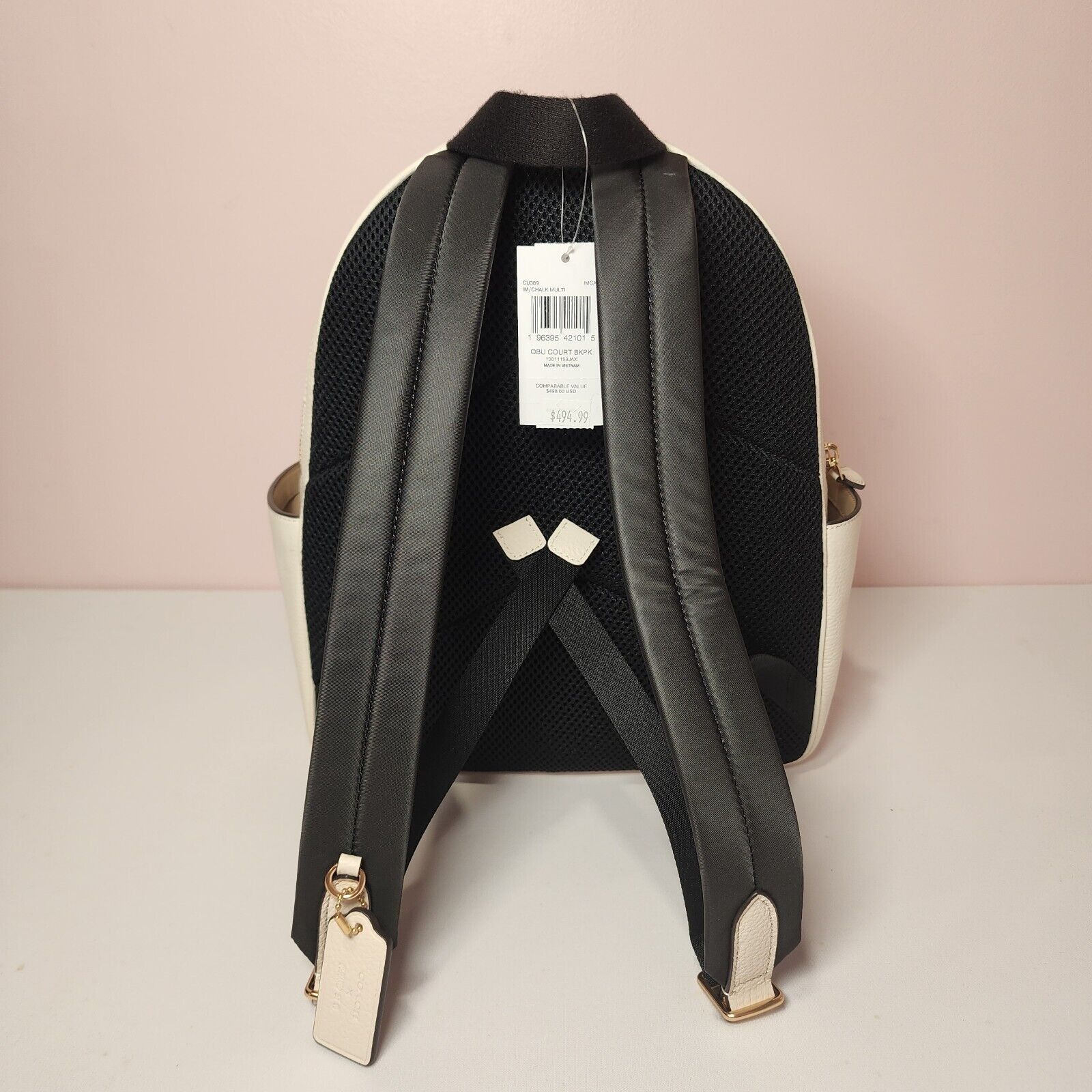 Coach NWT Coach CU389 Coach X Observed By Us Court Backpack Chalk Size ONE SIZE - 3 Thumbnail