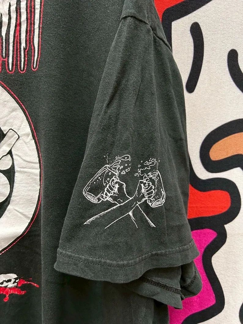 Band Tees Vintage 2000s Johnny Vomit Punk Band tshirt size 2XL Size US XXL / EU 58 / 5 - 5 Thumbnail