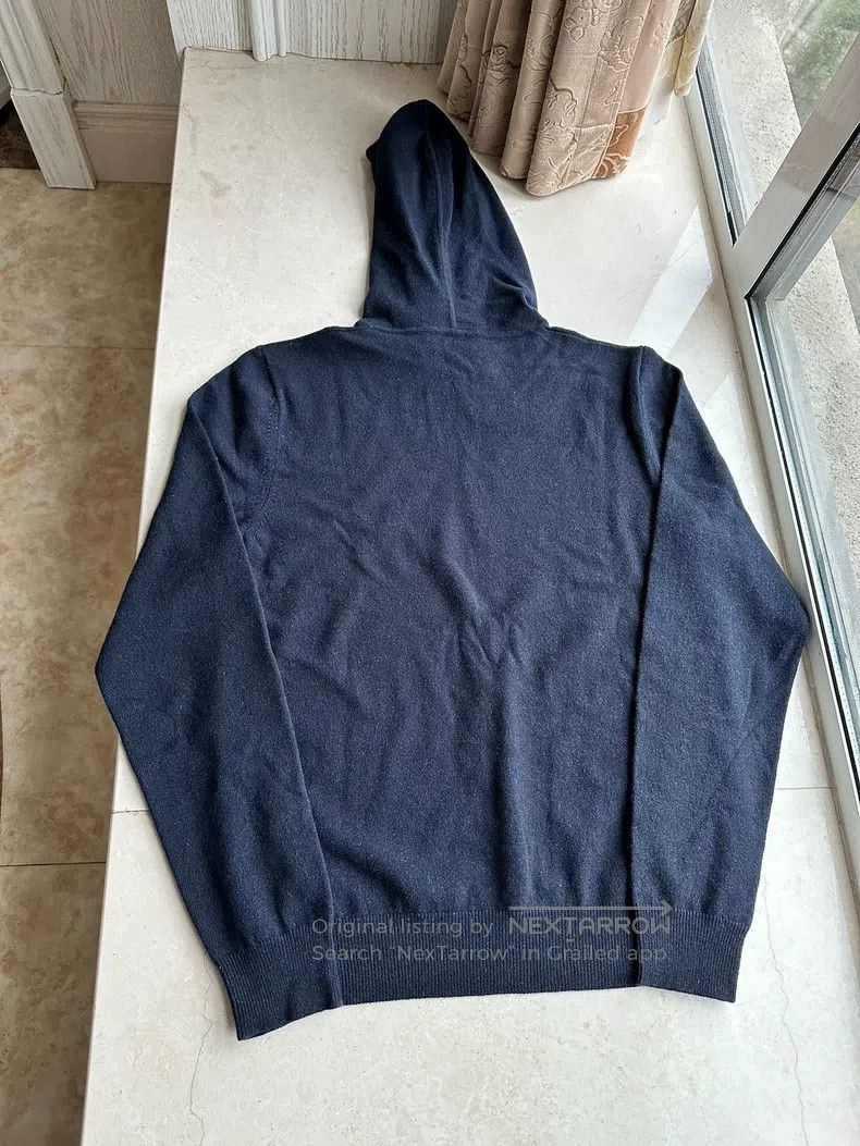 Hermes Hermes Galloping Horse Hooded Knit Top, 100% Cashmere Size US M / EU 48-50 / 2 - 2 Thumbnail