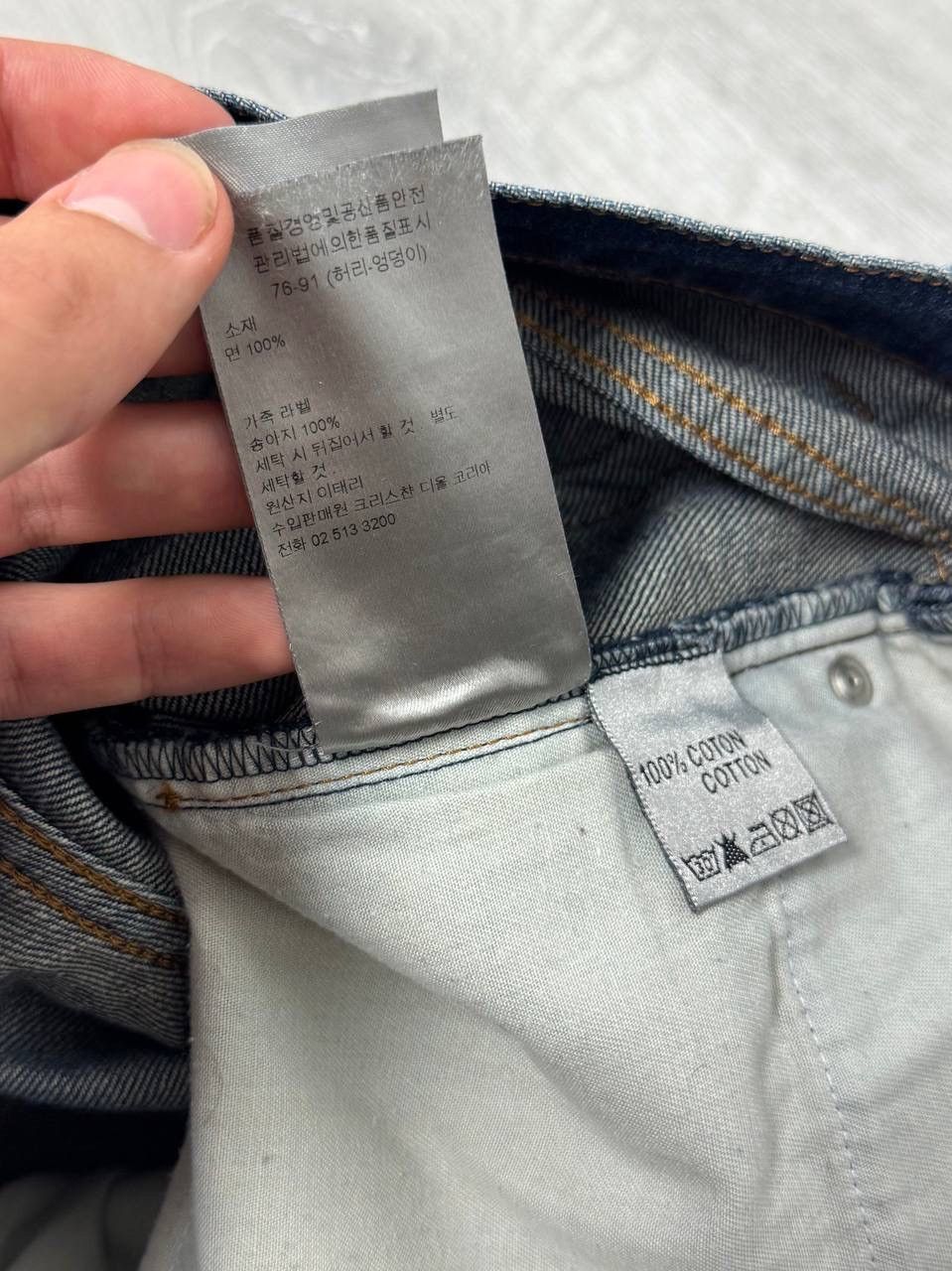 Dior Dior Hedi Slimane Blue Faded Denim Jeans Size US 30 / EU 46 - 19 Thumbnail