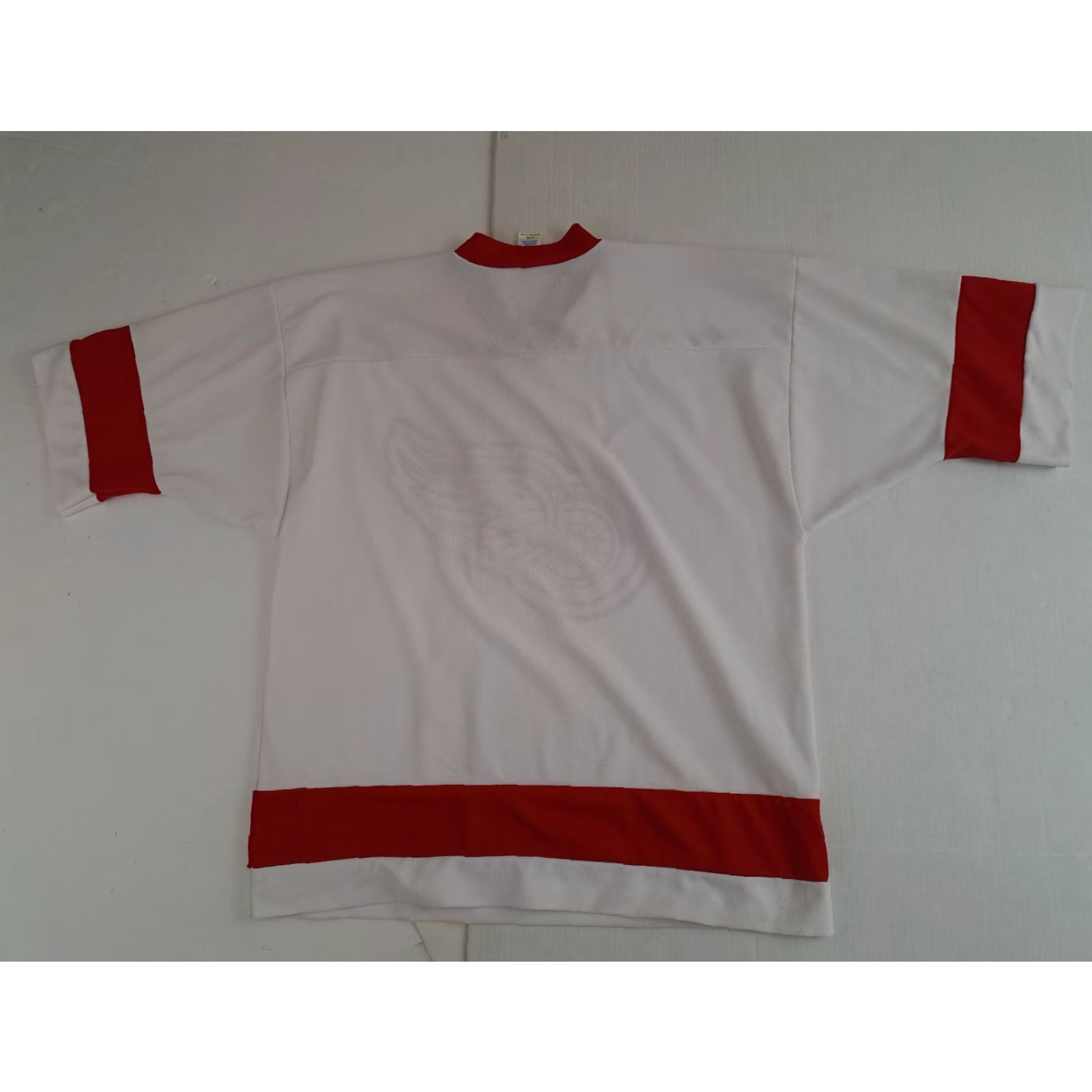 Logo 7 VINTAGE Logo 7 Detroit Red Wings Hockey Embroidered Jersey Sweatshirt 2XL Red Men's Pullover USA Made Size US XXL / EU 58 / 5 - 5 Thumbnail