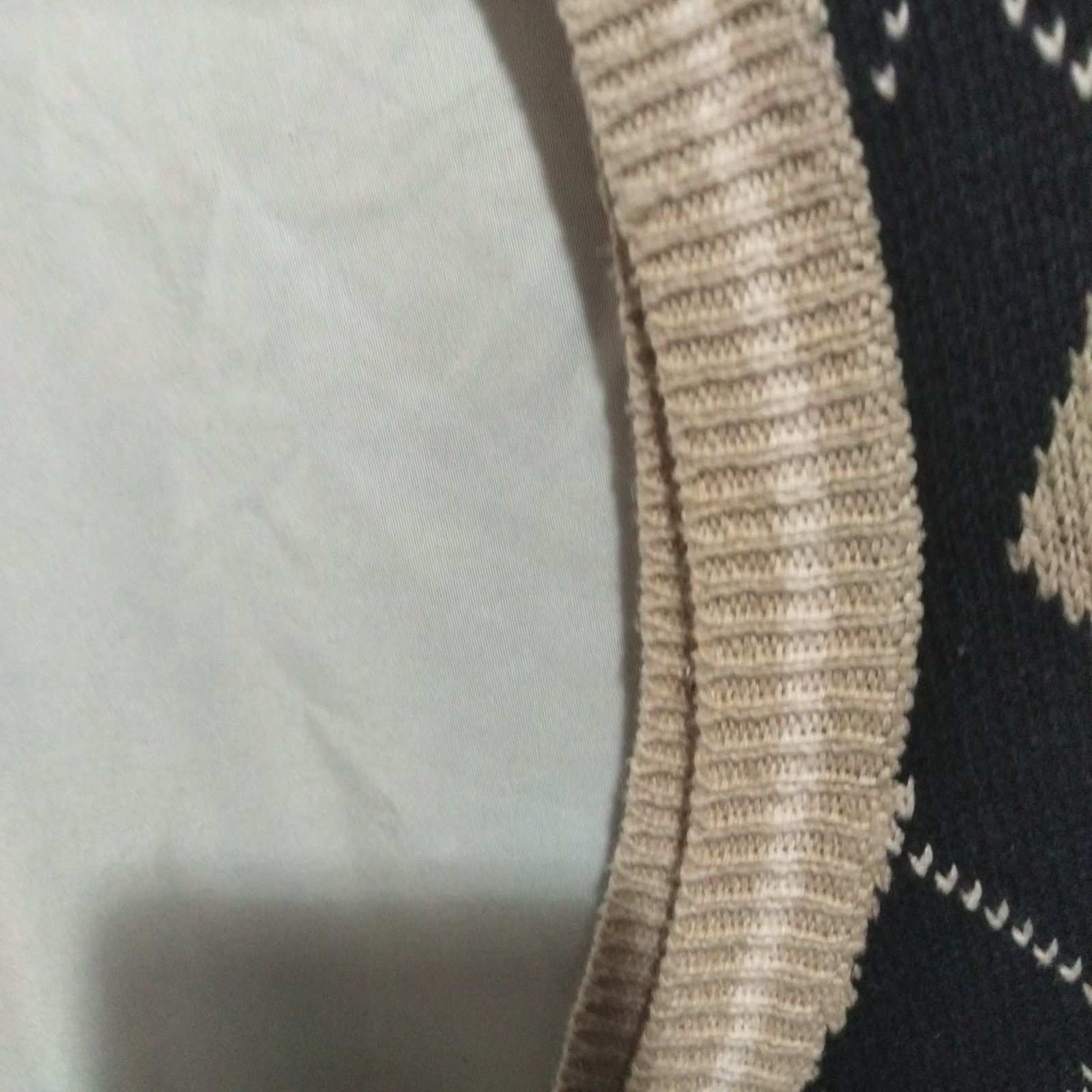 Chaps Ralph Lauren Ralph Lauren Chaps Men's Tan Blue Argyle Sweater Vest Size L Size US L / EU 52-54 / 3 - 4 Thumbnail