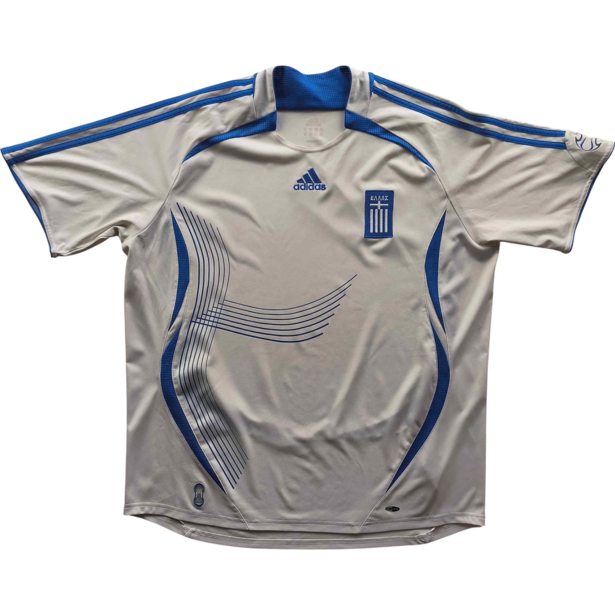 Adidas Greece 2006-07 Adidas away football jersey shirt size XL Size US XL / EU 56 / 4 - 1 Thumbnail