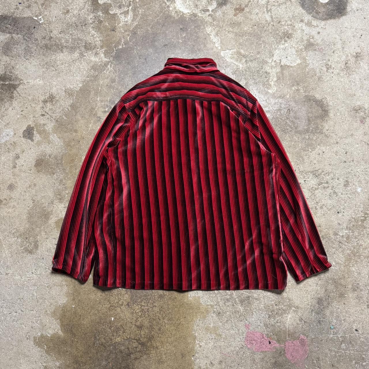 Vintage Vintage 90s Grunge Pinstripe Flannel Shirt Size US L / EU 52-54 / 3 - 2 Thumbnail