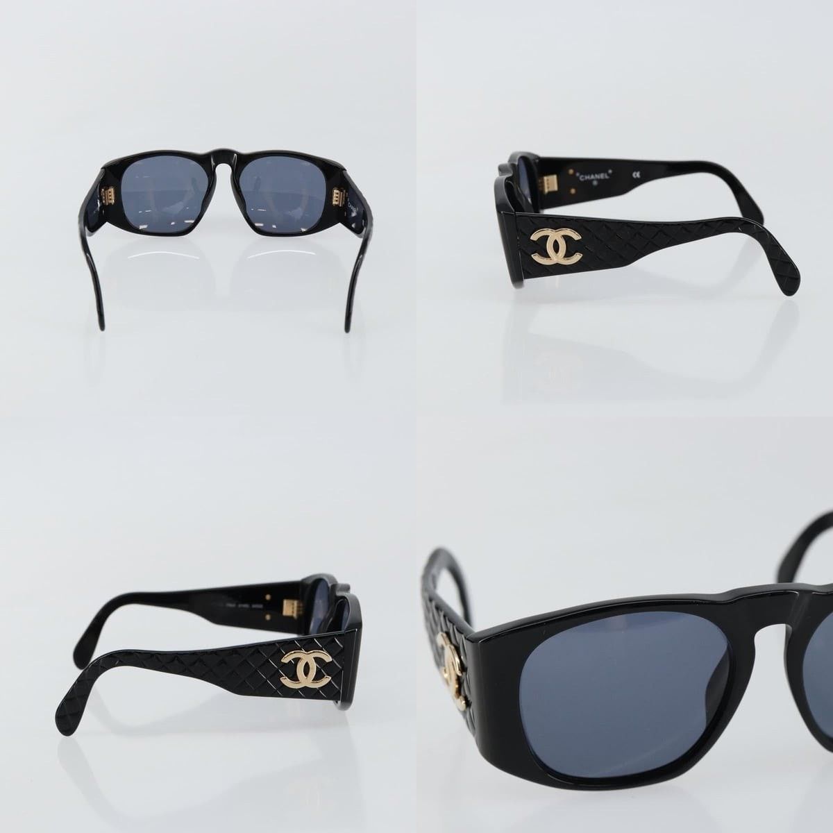 Chanel Chanel Coco Mark Matelasse Sunglasses Size ONE SIZE - 3 Thumbnail