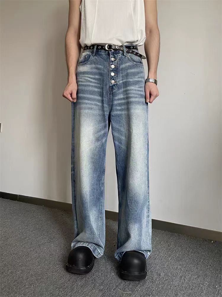 Japanese Brand × Jean High Street Vintage Loose Wide Leg Jeans Size US 30 / EU 46 - 1 Thumbnail