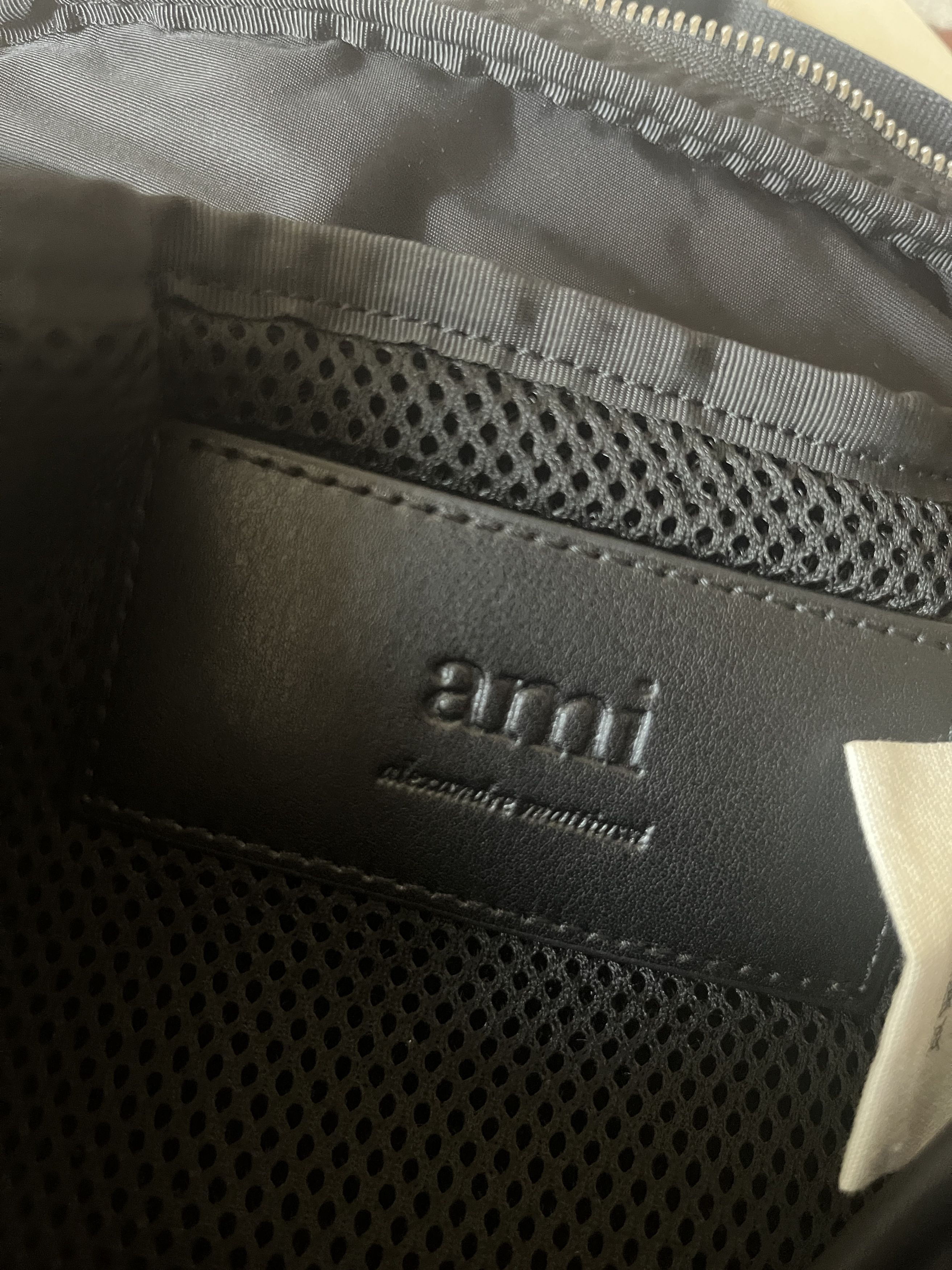AMI AMI PARIS Black Ami De Coeur Messenger Bag Size ONE SIZE - 6 Thumbnail