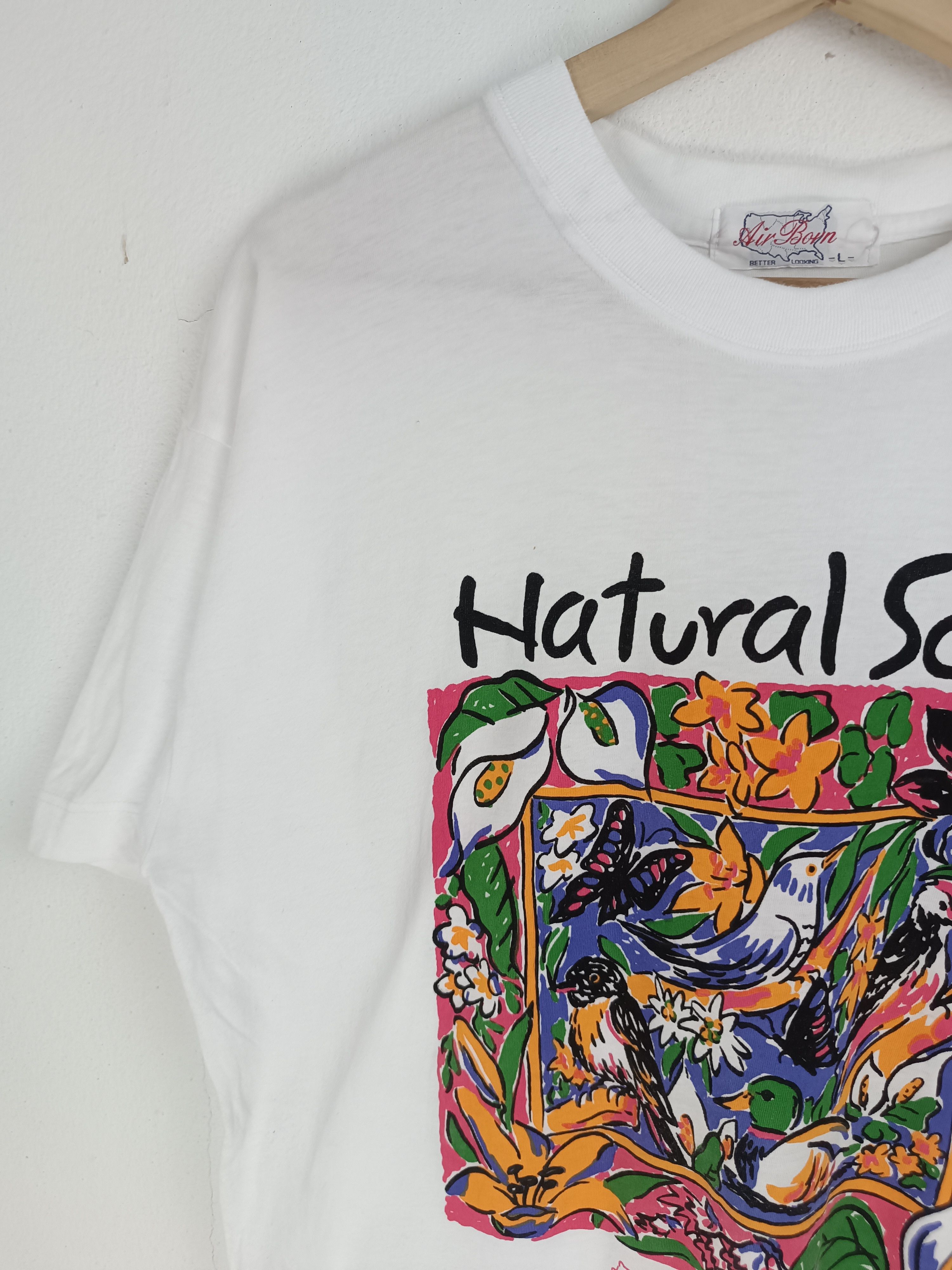 Other VINTAGE 90's NATURAL SCENE FLOWER ART PICASSO GARDEN TEE Size US L / EU 52-54 / 3 - 9 Thumbnail