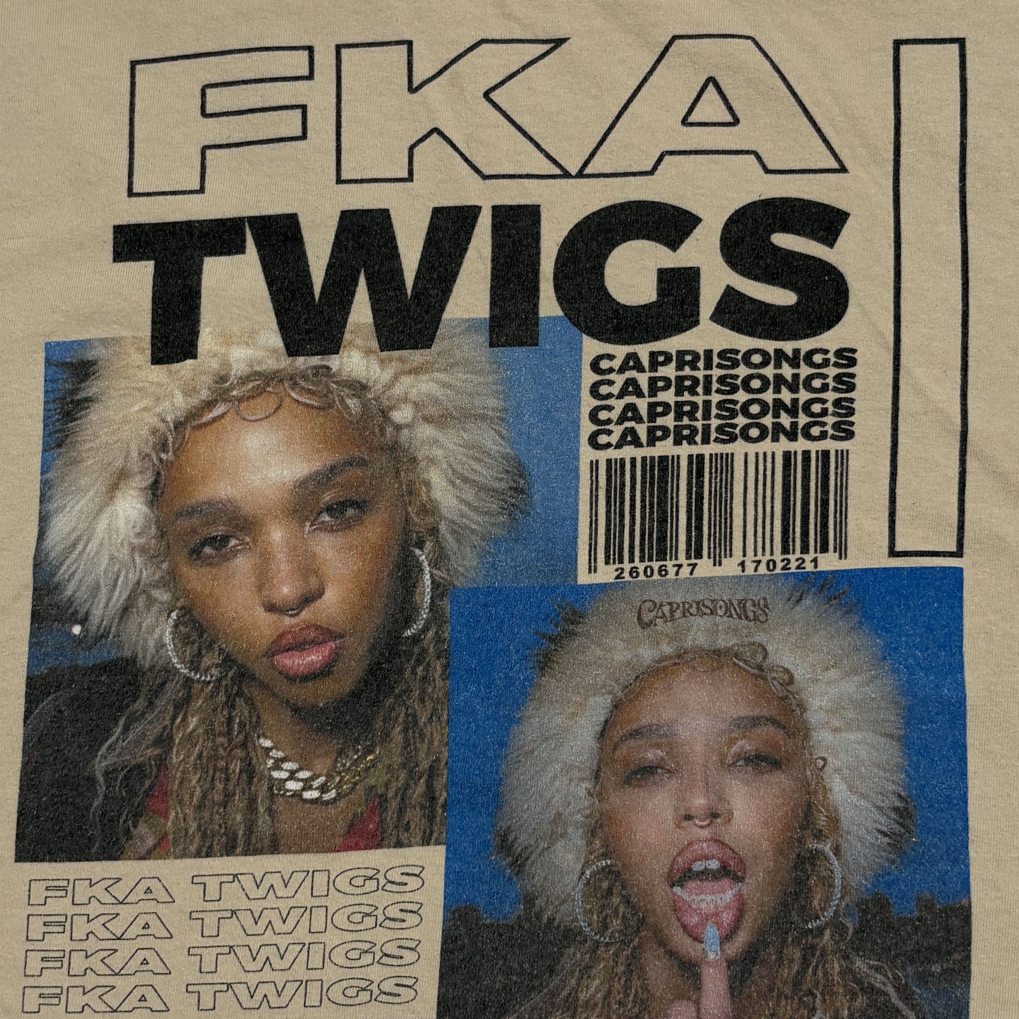 Band Tees FKA Twigs Shirt Tour Indie Band Tee Arca Bjork Trip Hop Size US M / EU 48-50 / 2 - 4 Thumbnail