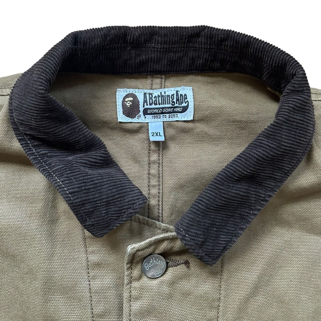 Bape XXL Bape Washed Duck Coverall Jacket Size US XXL / EU 58 / 5 - 5 Thumbnail