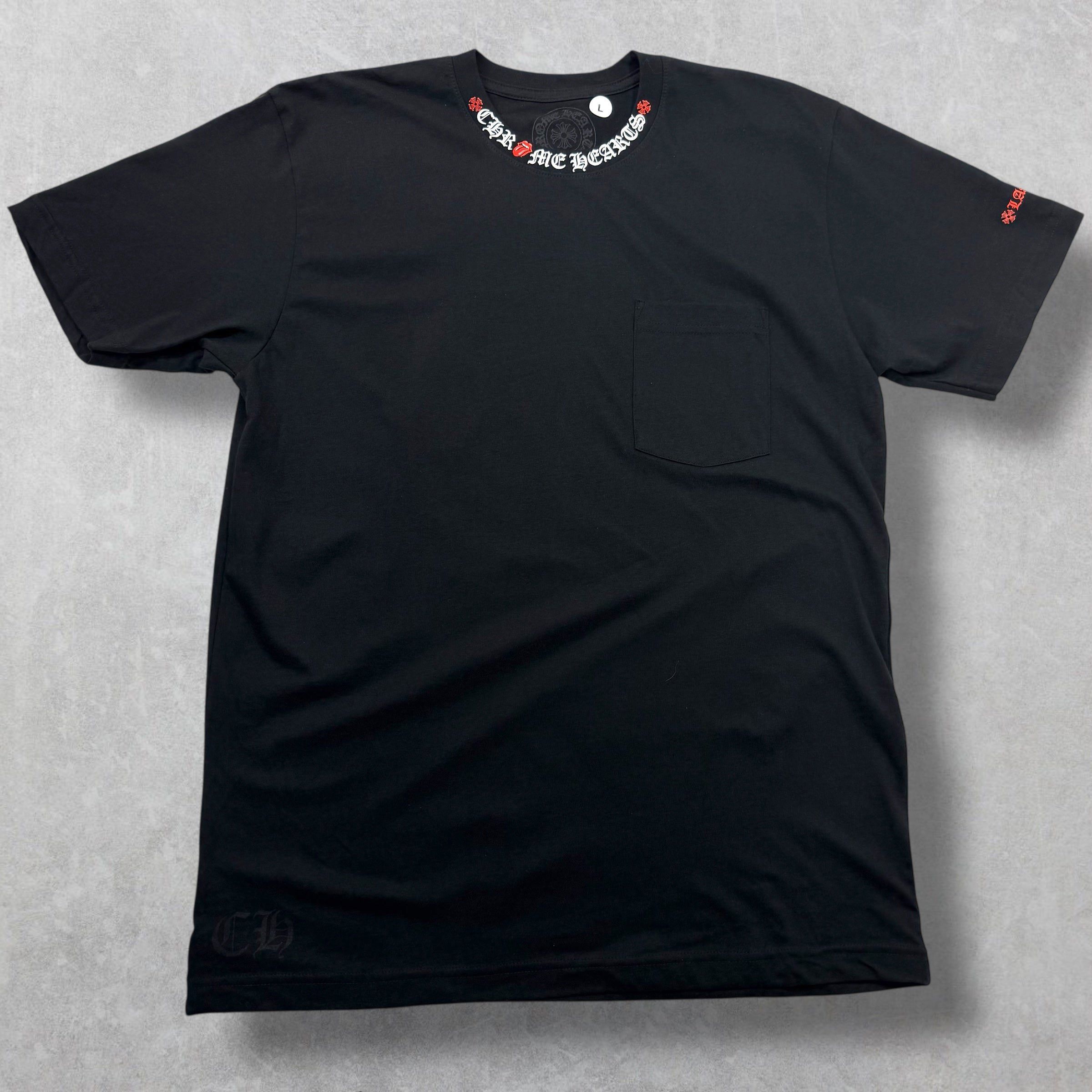 Chrome Hearts Chrome Hearts Rolling Stone Neck Logo Tee L Size US L / EU 52-54 / 3 - 2 Thumbnail