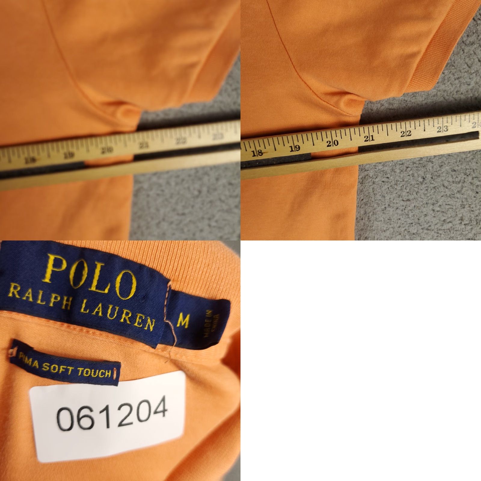 Ralph Lauren Ralph Lauren Polo Shirt Mens Medium Orange Casual Short Sleeve Solid Classic Preppy Size US M / EU 48-50 / 2 - 8 Thumbnail
