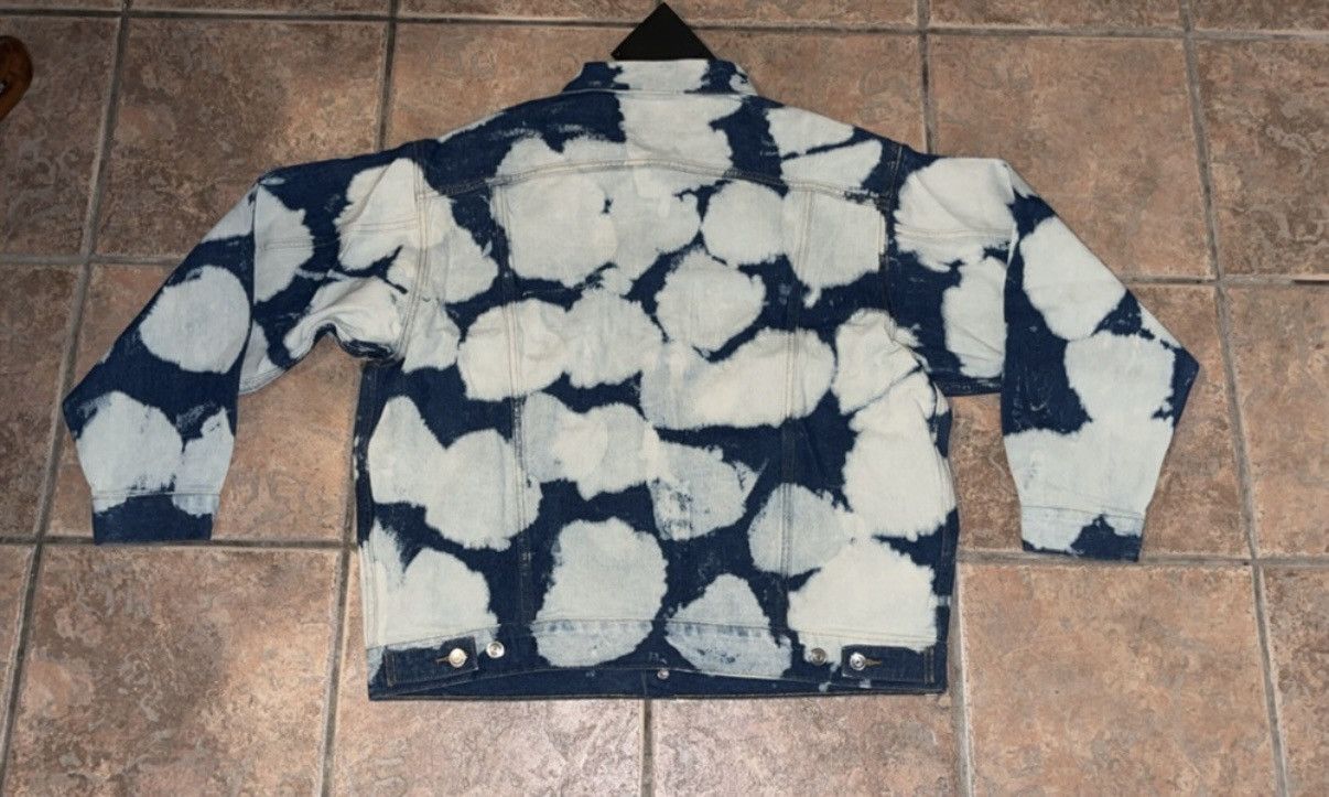 Black Scale Black Scale Blue and White Tie-Dye Denim Jacket $125 Retail Size US L / EU 52-54 / 3 - 2 Thumbnail