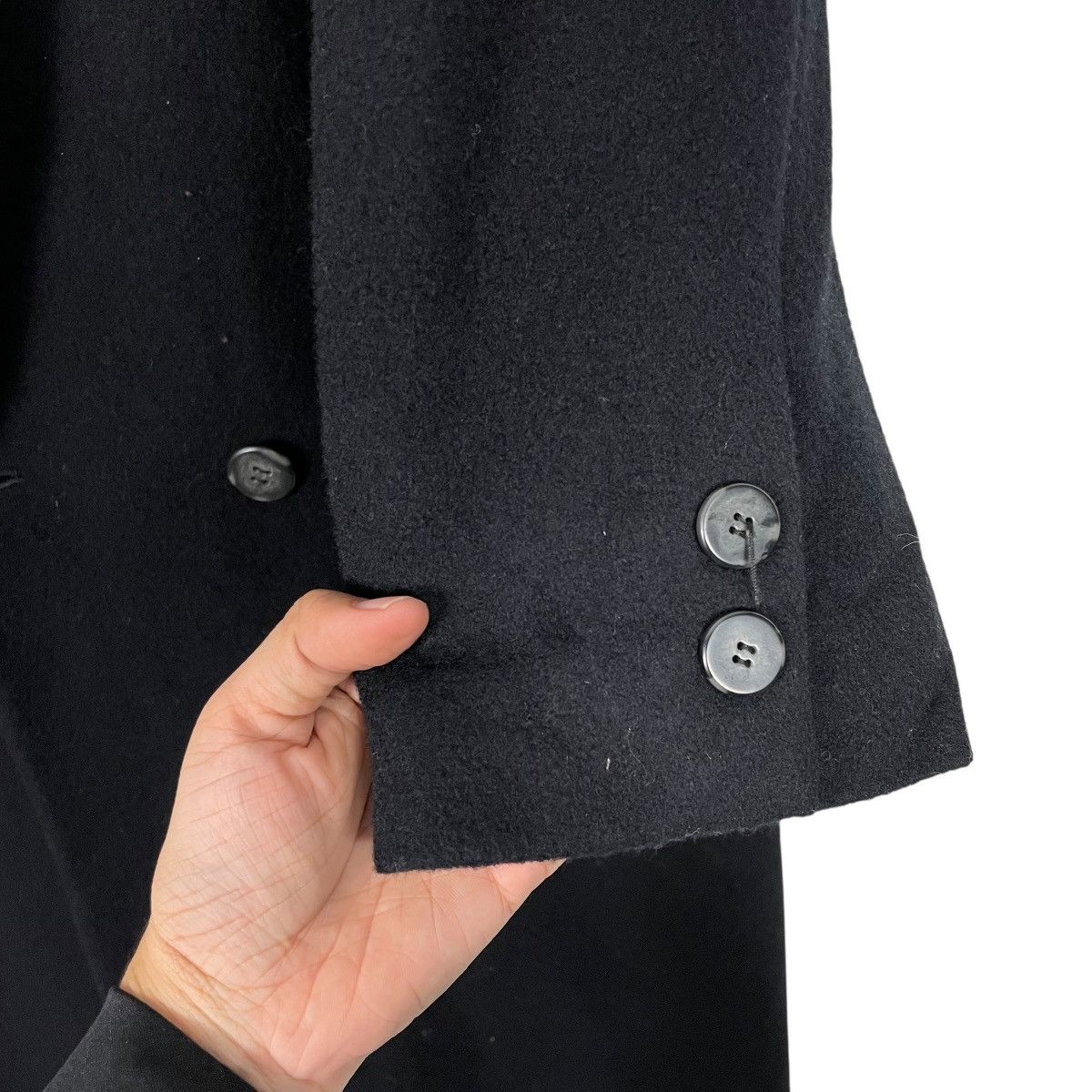 Other Christian Aujard Double Breasted Coat Size M / US 6-8 / IT 42-44 - 14 Thumbnail