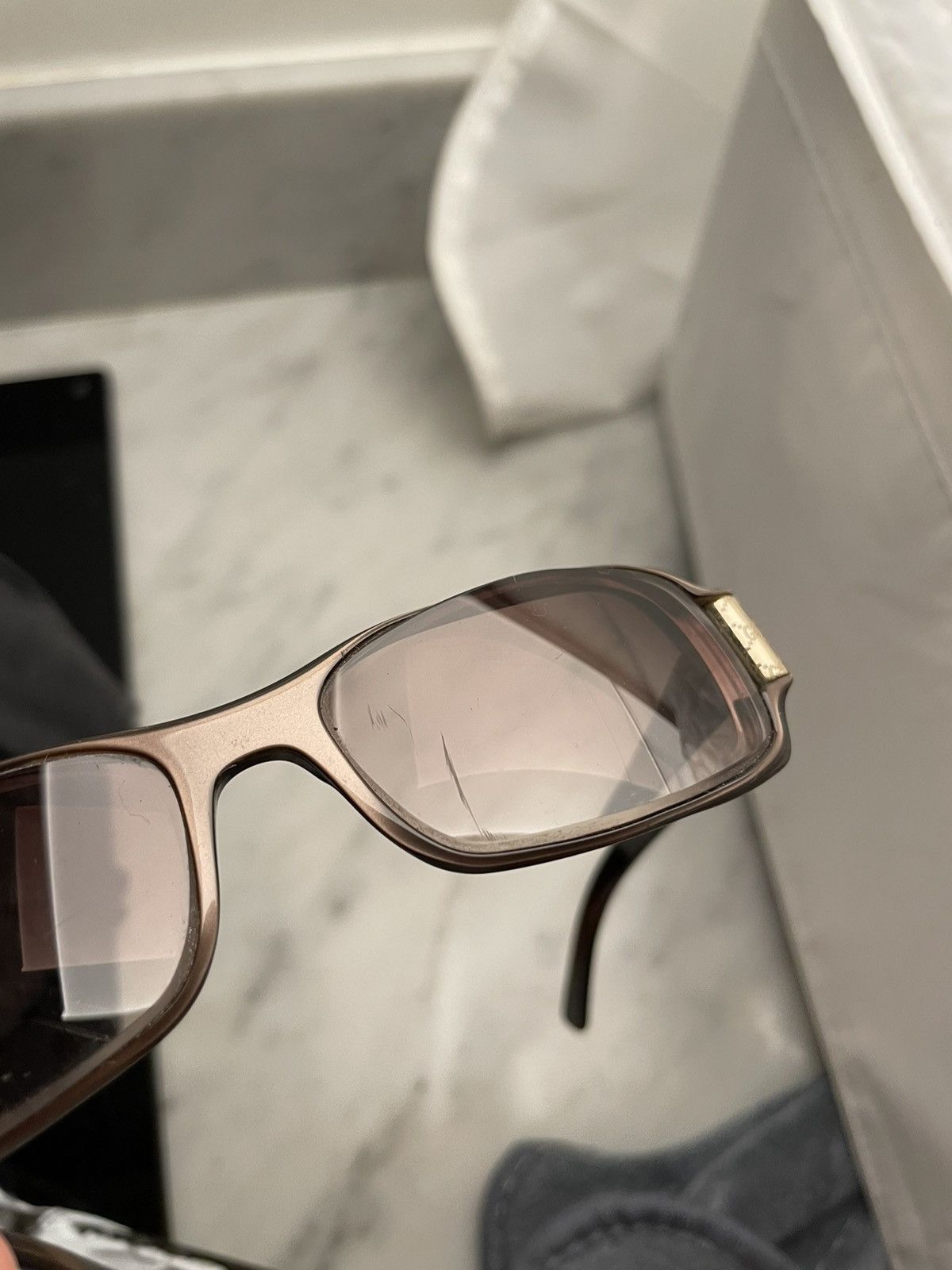 Gucci Gucci gg2548 monogram glasses with dark lenses Size ONE SIZE - 7 Thumbnail