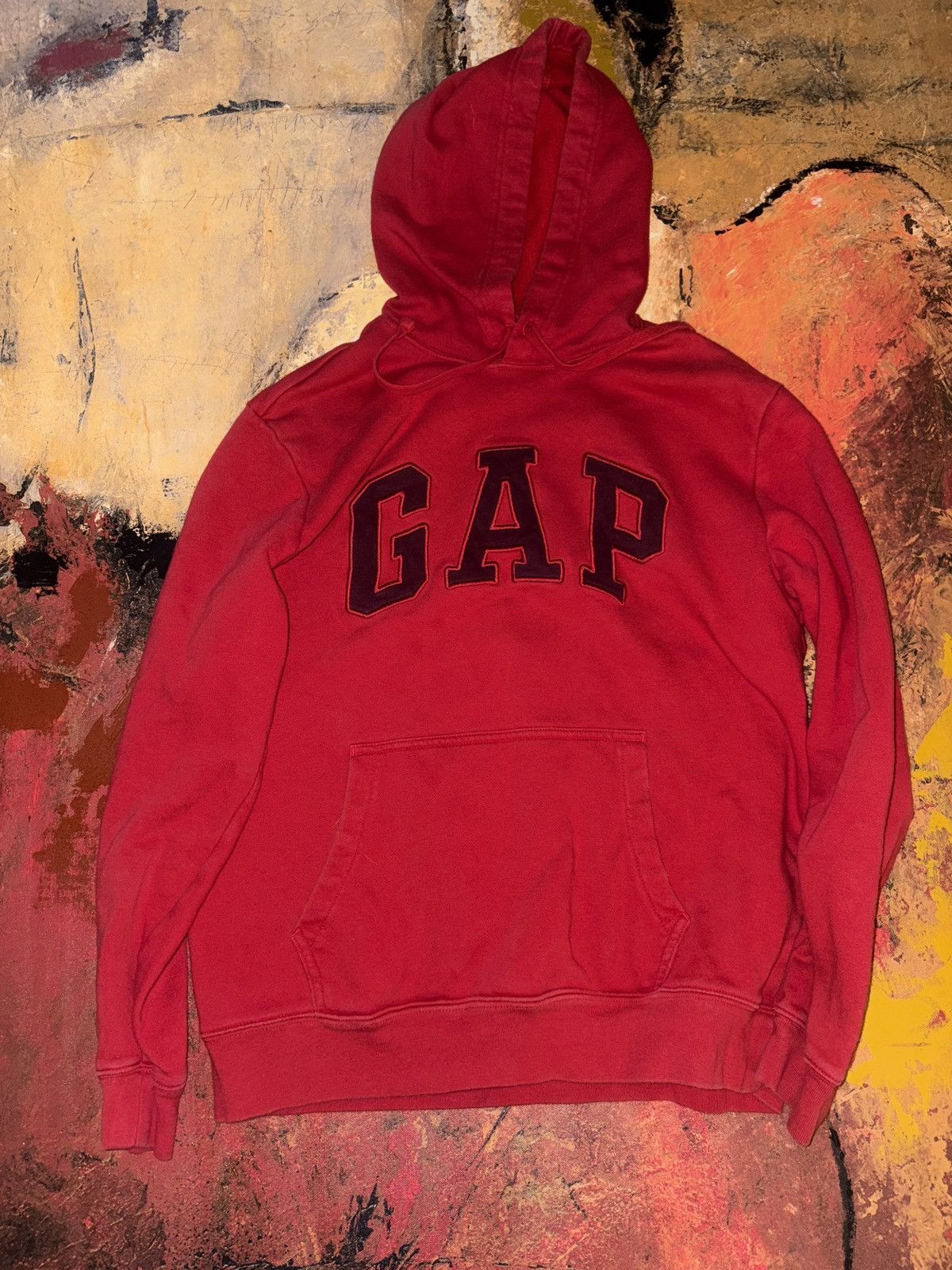 Gap Gap spellout hoodie red/red Size US M / EU 48-50 / 2 - 1 Thumbnail