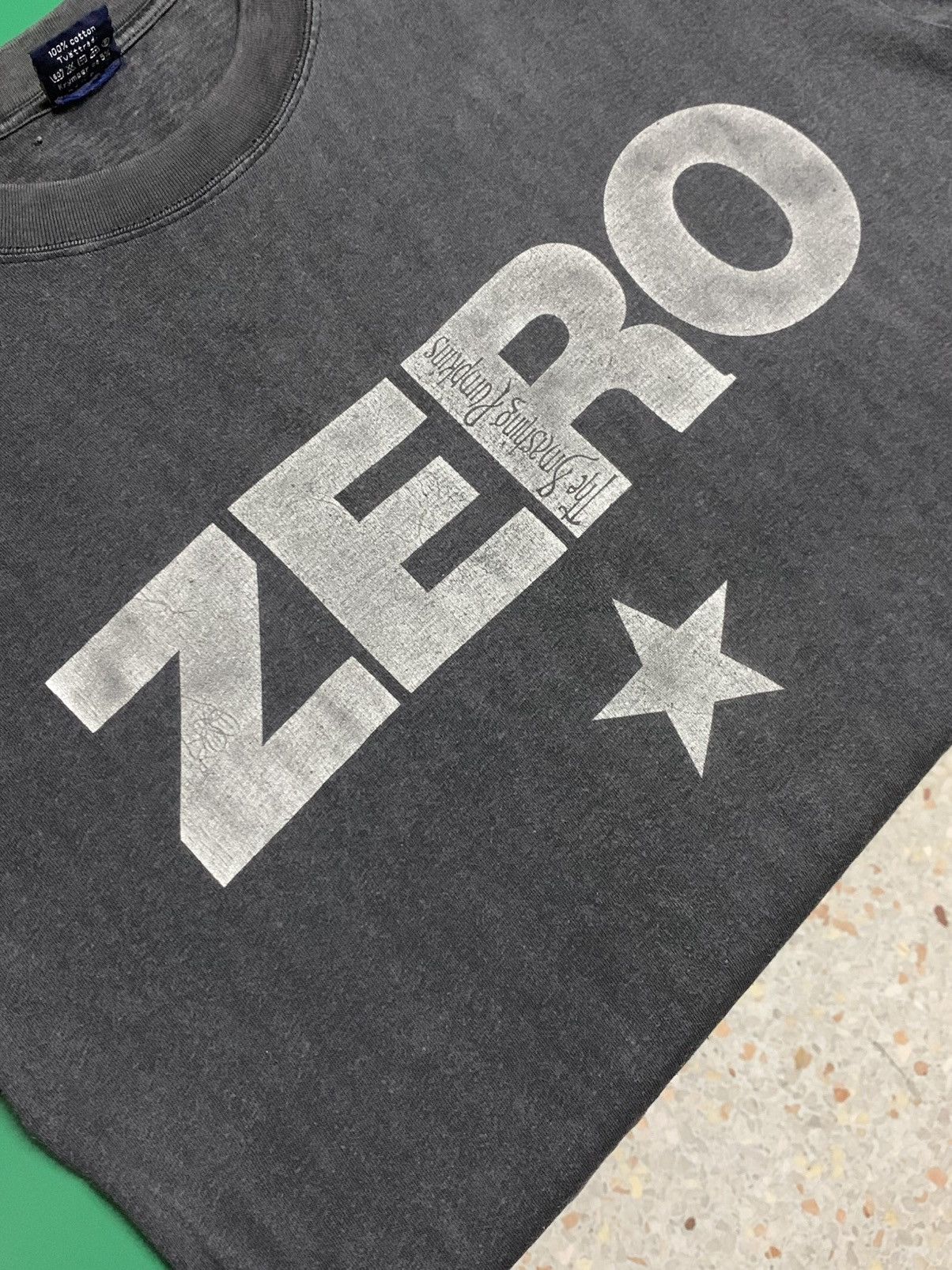 Band Tees 🛒 Vintage The Smashing Pumpkins Zero – Tour 1996 Shirt Size US L / EU 52-54 / 3 - 7 Thumbnail