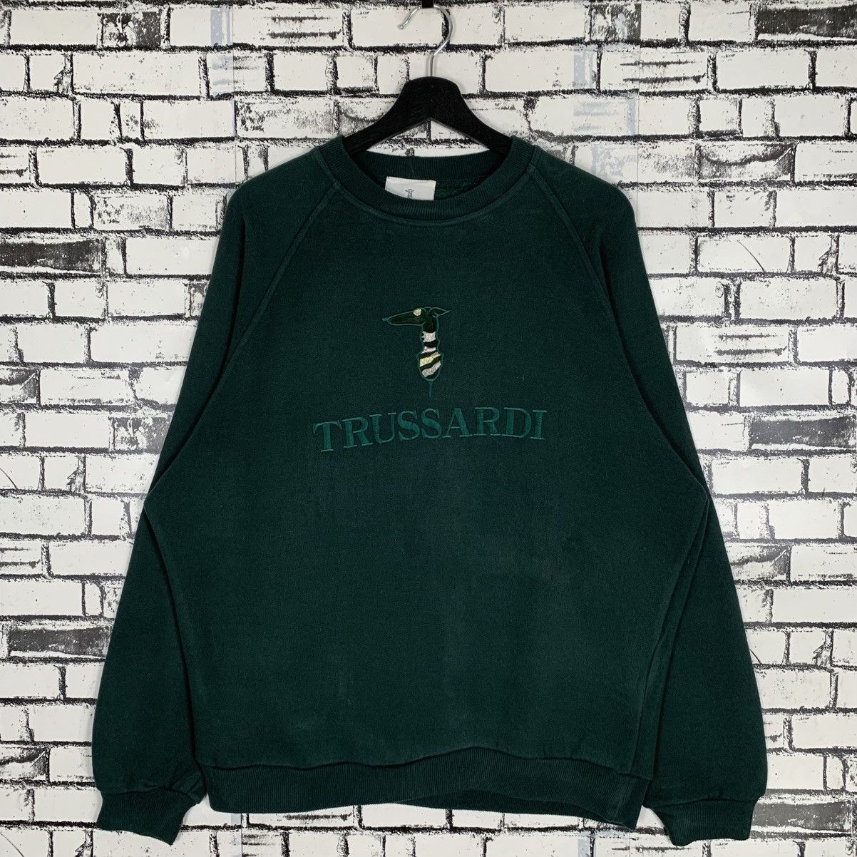 Designer × Trussardi × Vintage Vintage Trussardi Sweatshirt Large Saiz Size US L / EU 52-54 / 3 - 1 Thumbnail