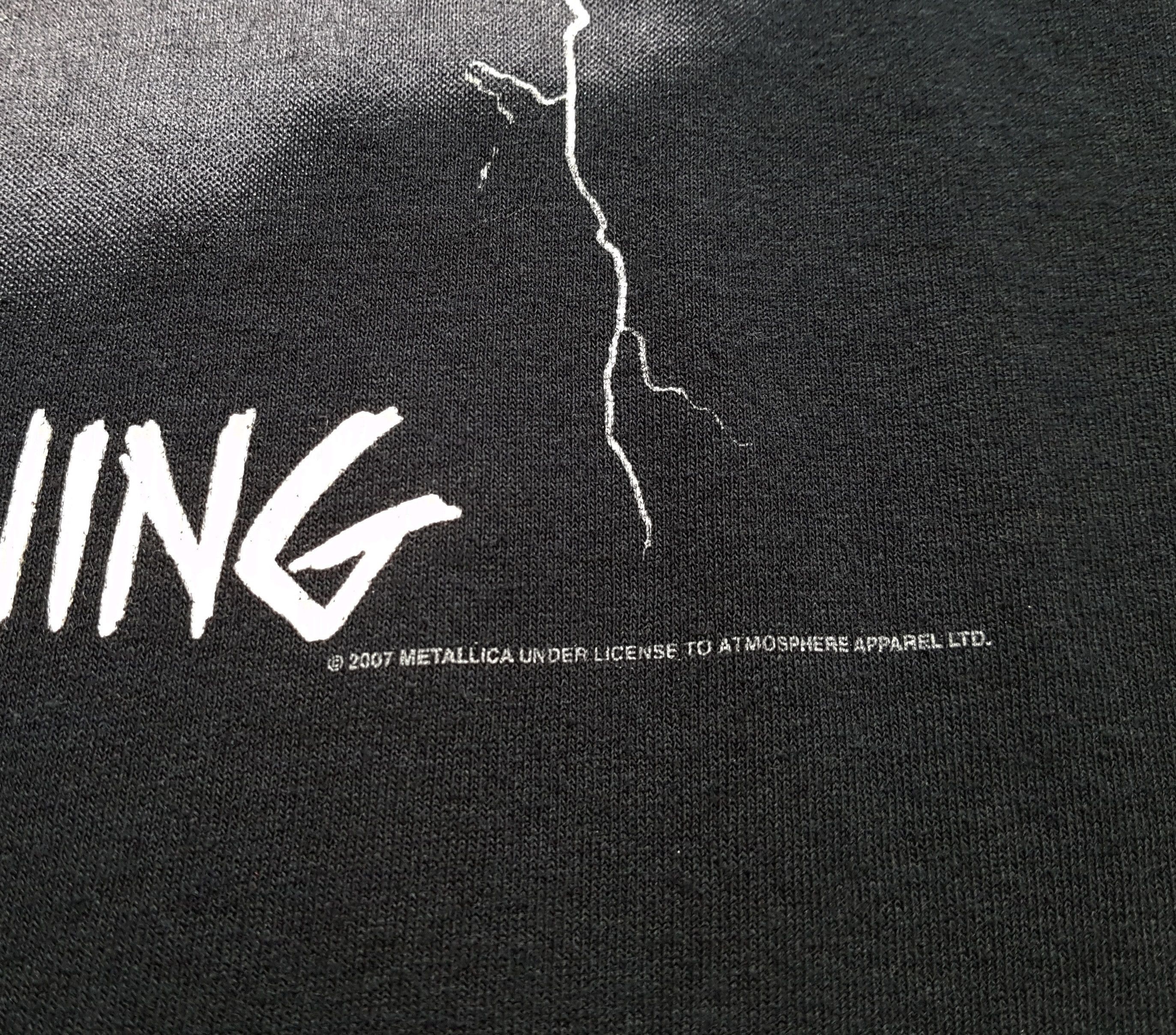 Metallica Metallica Vintage 2007 Ride The Lightning T Shirt Band S Size US S / EU 44-46 / 1 - 7 Thumbnail
