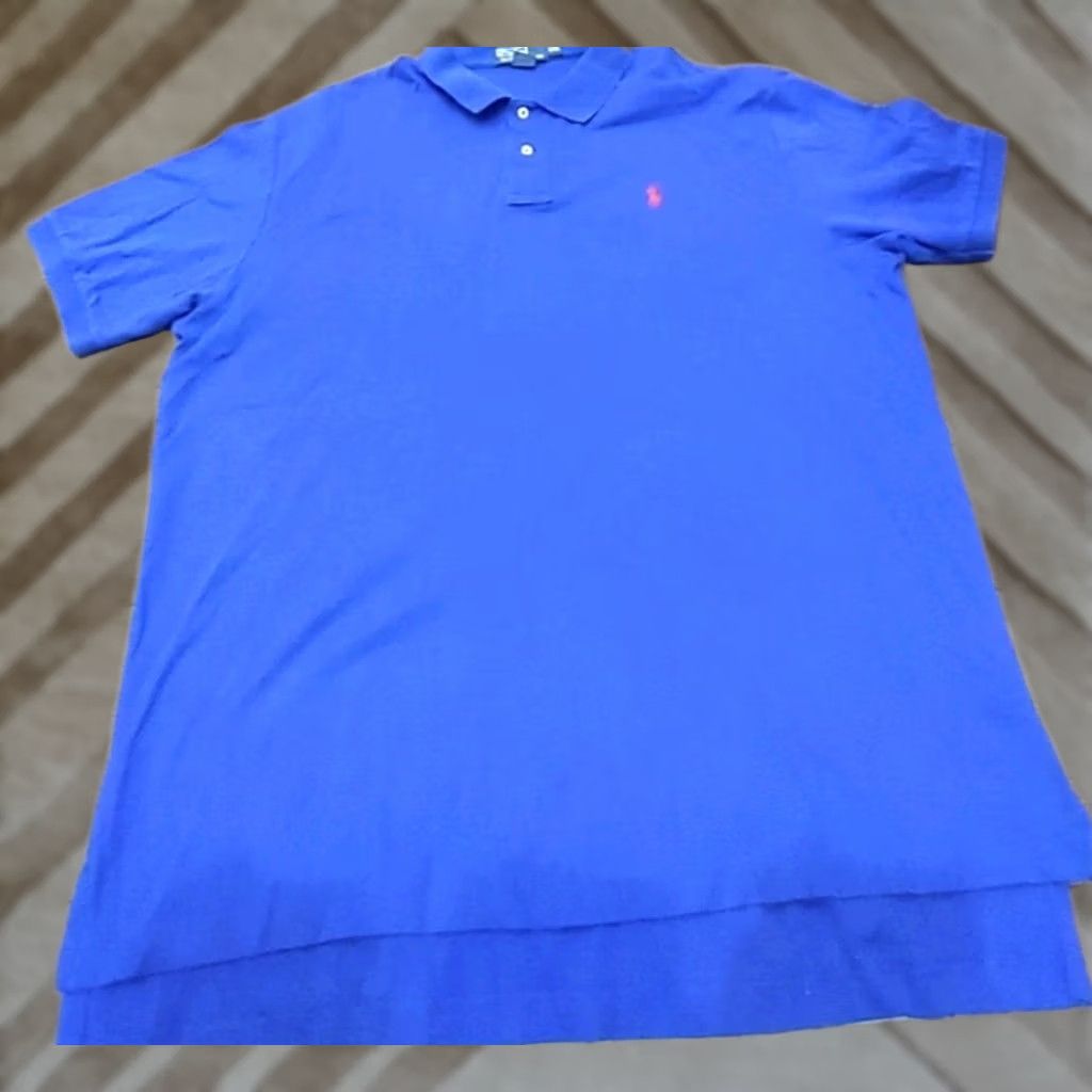 Polo Ralph Lauren Polo Ralph Lauren Polo Shirt 2XL Short Sleeve Mens Blue Pony Polo Shirt 2XL Short Sleeve Mens Size US XXL / EU 58 / 5 - 1 Thumbnail