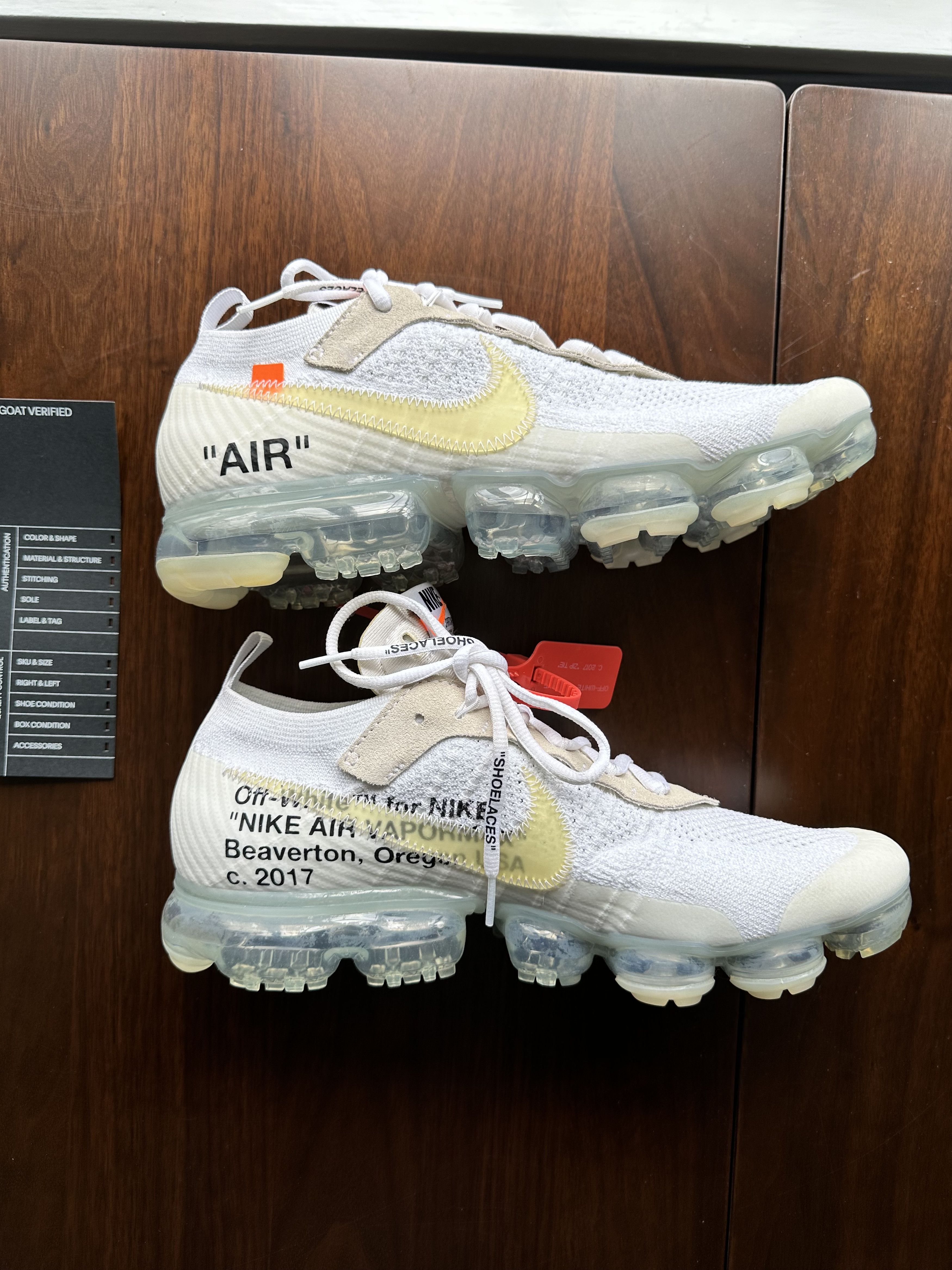 Nike × Off-White Nike x Off-White Air VaporMax Size US 11 / EU 44 - 6 Thumbnail
