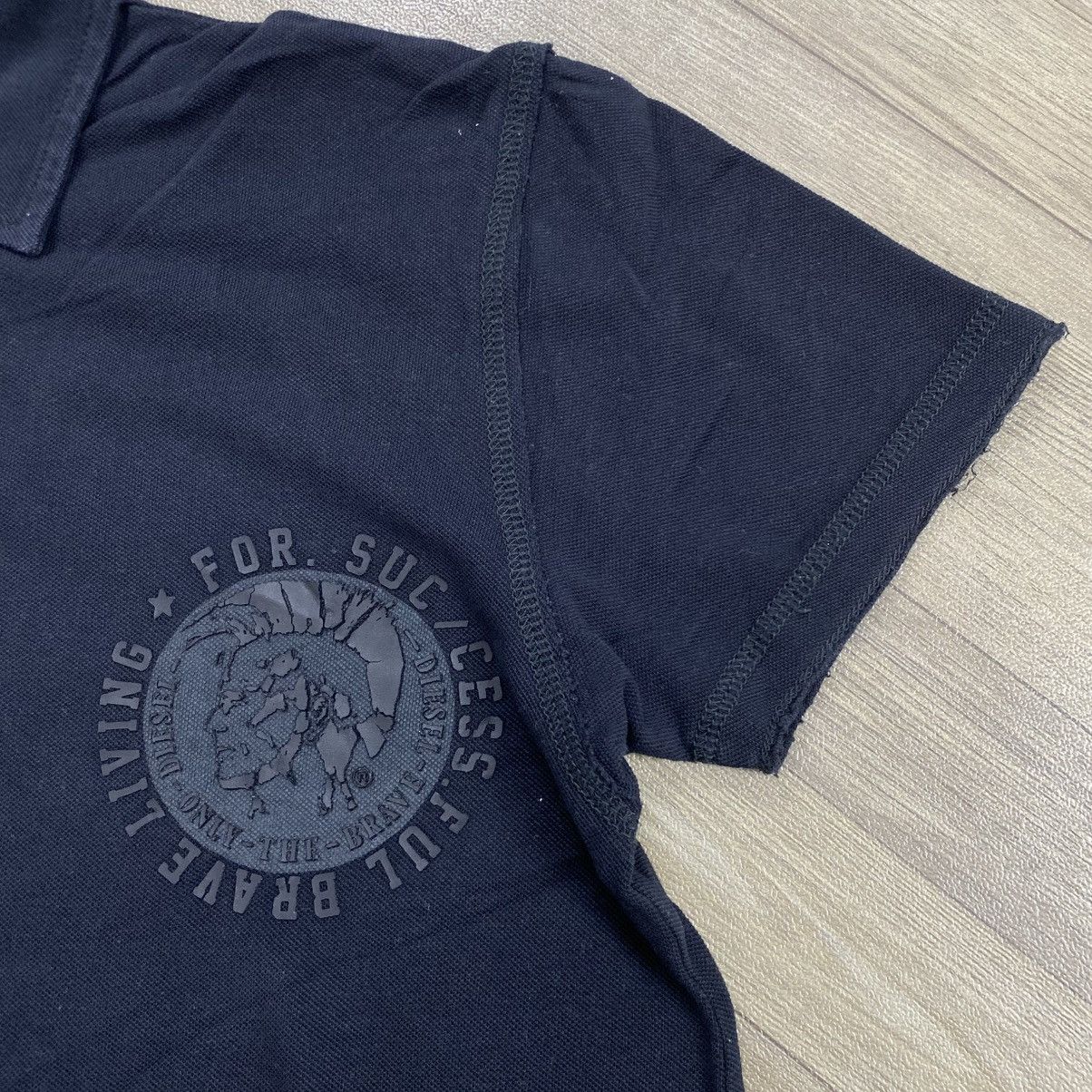 Diesel 2000s Diesel Your Head 78 Big Logo Polo Shirt Luxury Y2k Size US S / EU 44-46 / 1 - 6 Thumbnail
