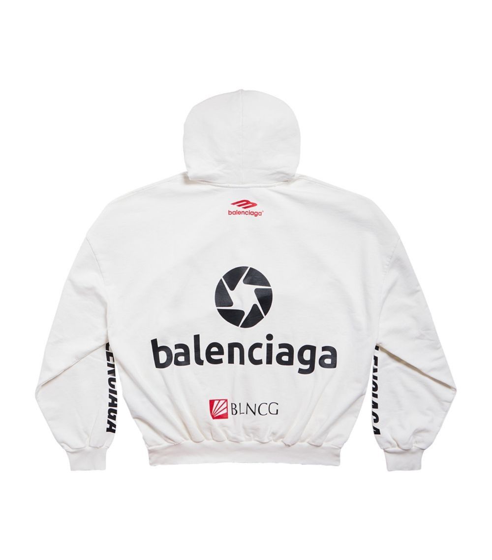 Balenciaga o1bcso1str0125 Top League Hoodie Oversized in Multicolor Size US S / EU 44-46 / 1 - 2 Thumbnail