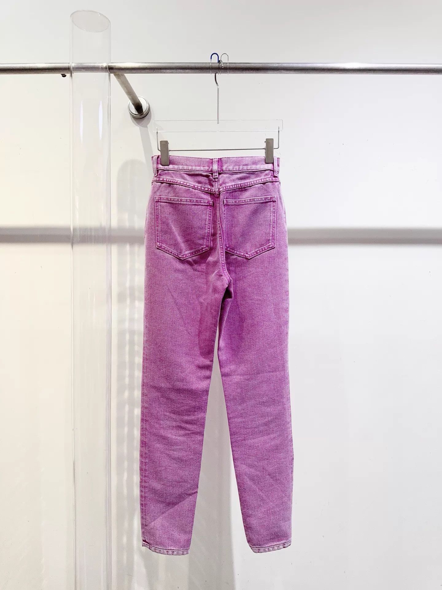 Chanel Chanel 23C Women's High-Waist Denim Pants Size 34 Size 25" / US 0 / IT 36 - 4 Thumbnail