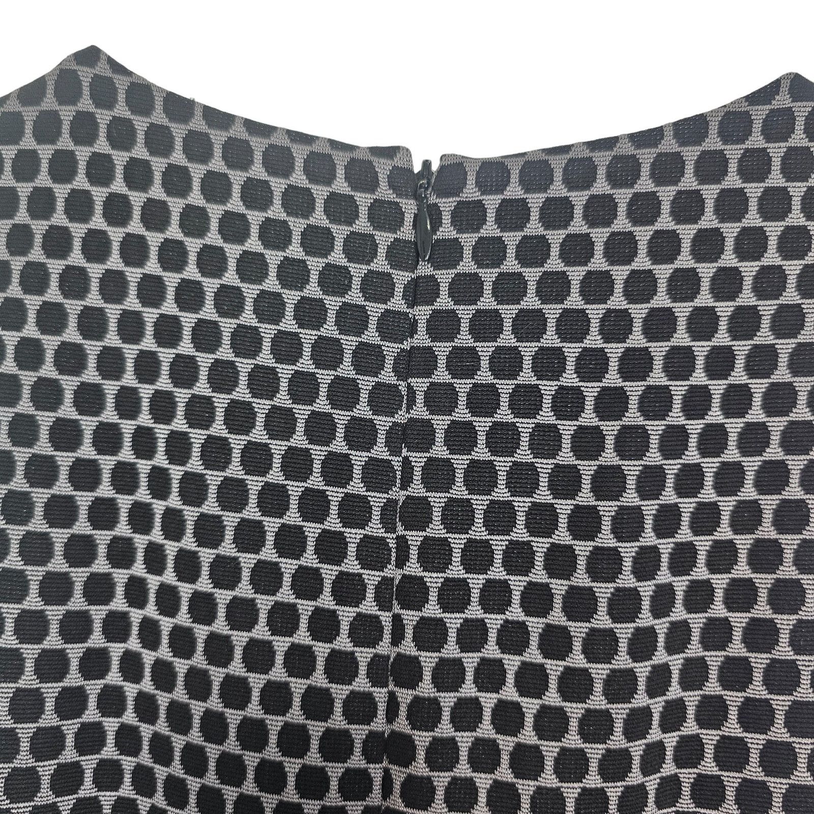 Theory Theory Womens Trekana Compas Knit Fit Flare Sz 6 Polka Dot Size M / US 6-8 / IT 42-44 - 10 Thumbnail