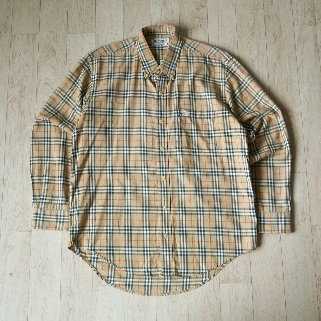 Burberry Vintage Burberry Nova Check Shirt Size US L / EU 52-54 / 3 - 1 Thumbnail