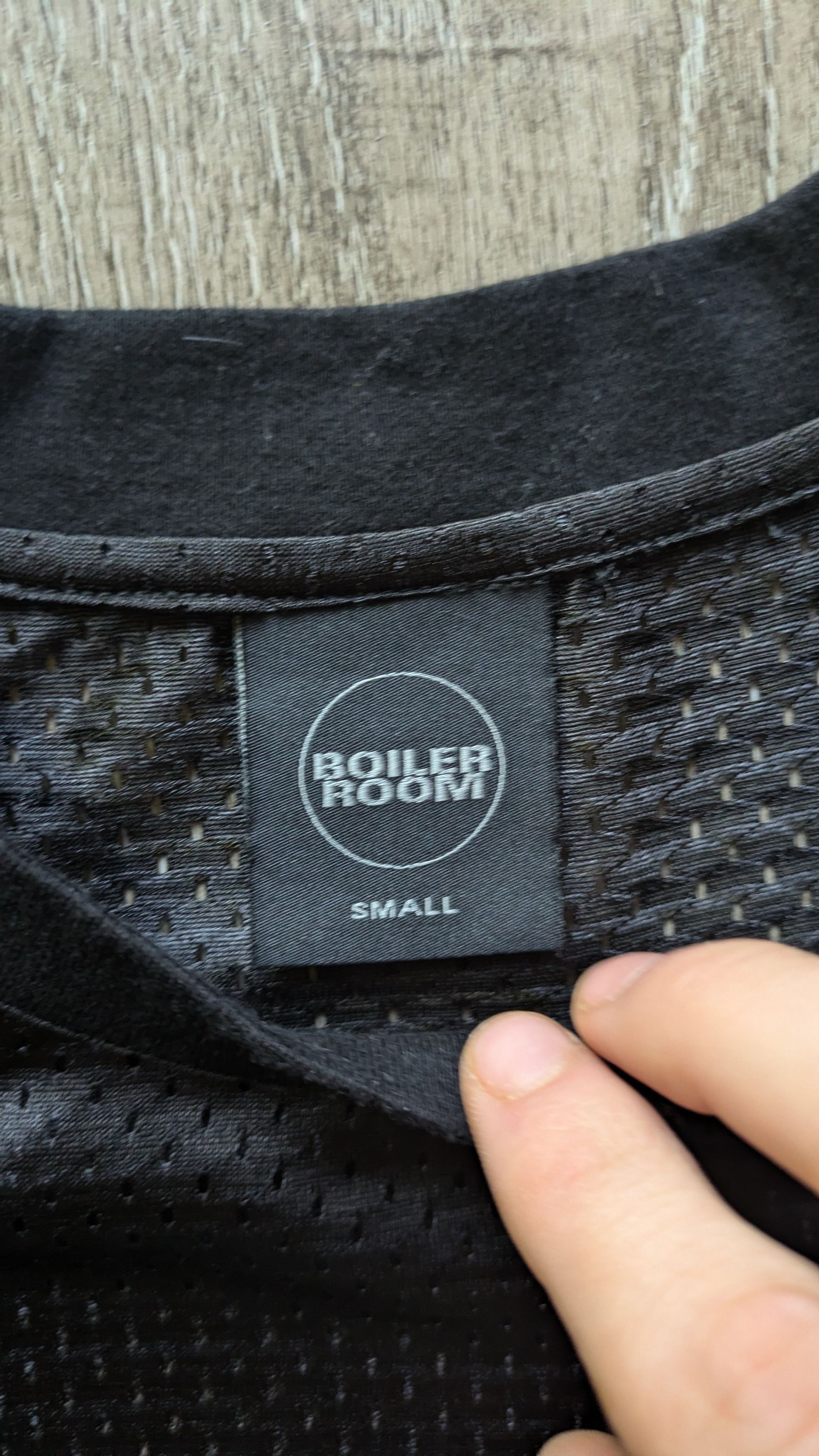Boiler Room Petrol Black Mesh Jersey Size US M / EU 48-50 / 2 - 4 Thumbnail