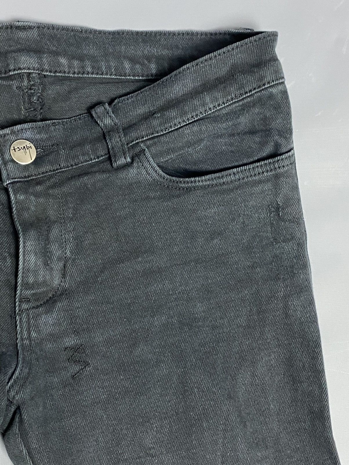 Ksubi Ksubi Skinny Jeans Faded Black Zip Low Rise Australia US 4 Size 27" / US 4 / IT 40 - 11 Thumbnail