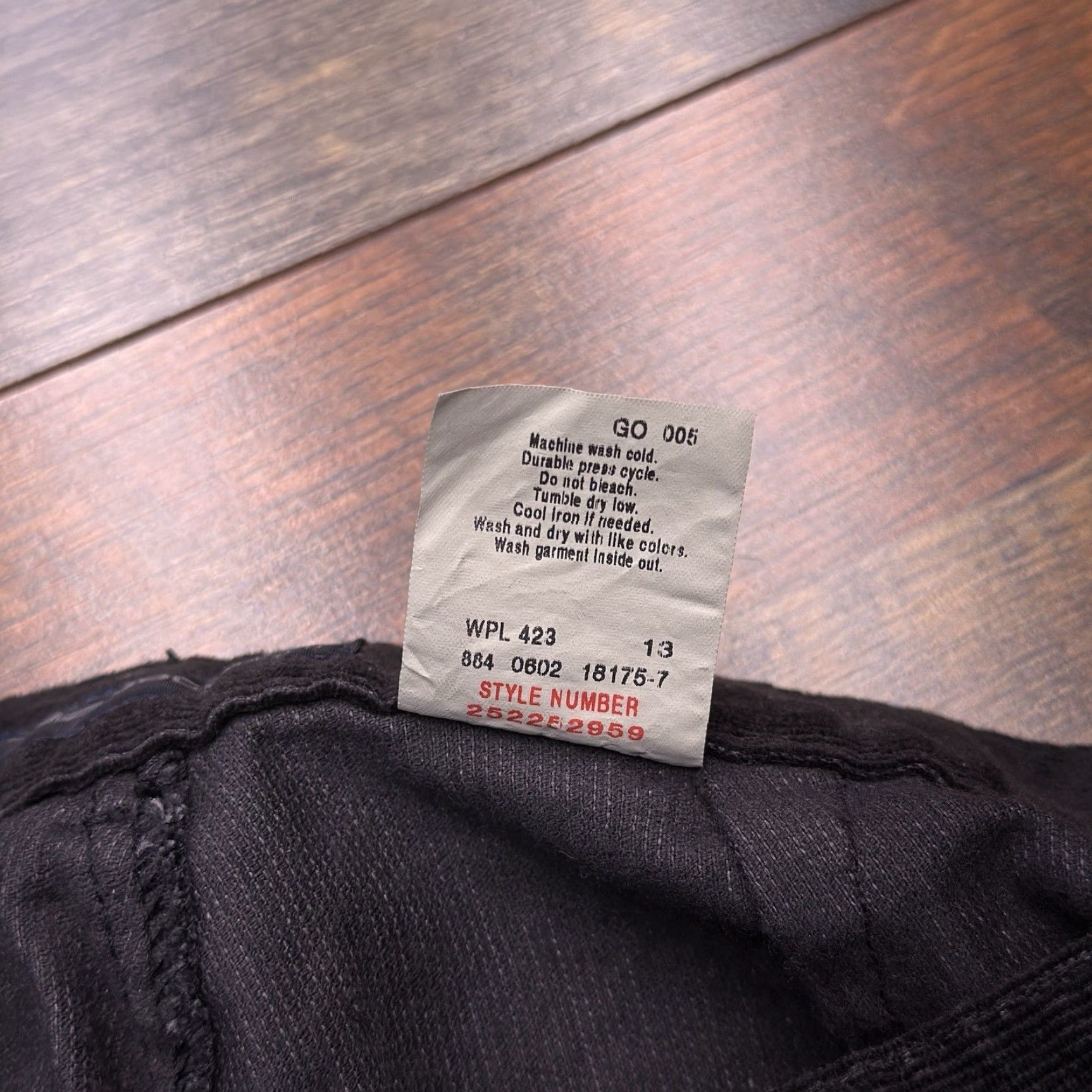 Dockers VINTAGE Dockers Black ContINENTAL Pants Womens 10M High Rise Tapered Leg Stretch New Size 32" / US 10 / IT 46 - 5 Thumbnail