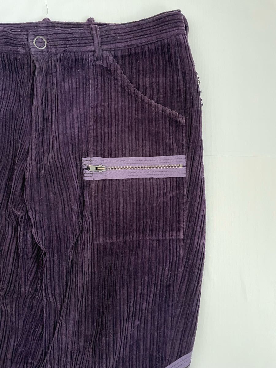 Number (N)ine NUMBER (N)INE 03aw Corduroy Bondage Pants Purple Size 4 Size US 33 - 3 Thumbnail