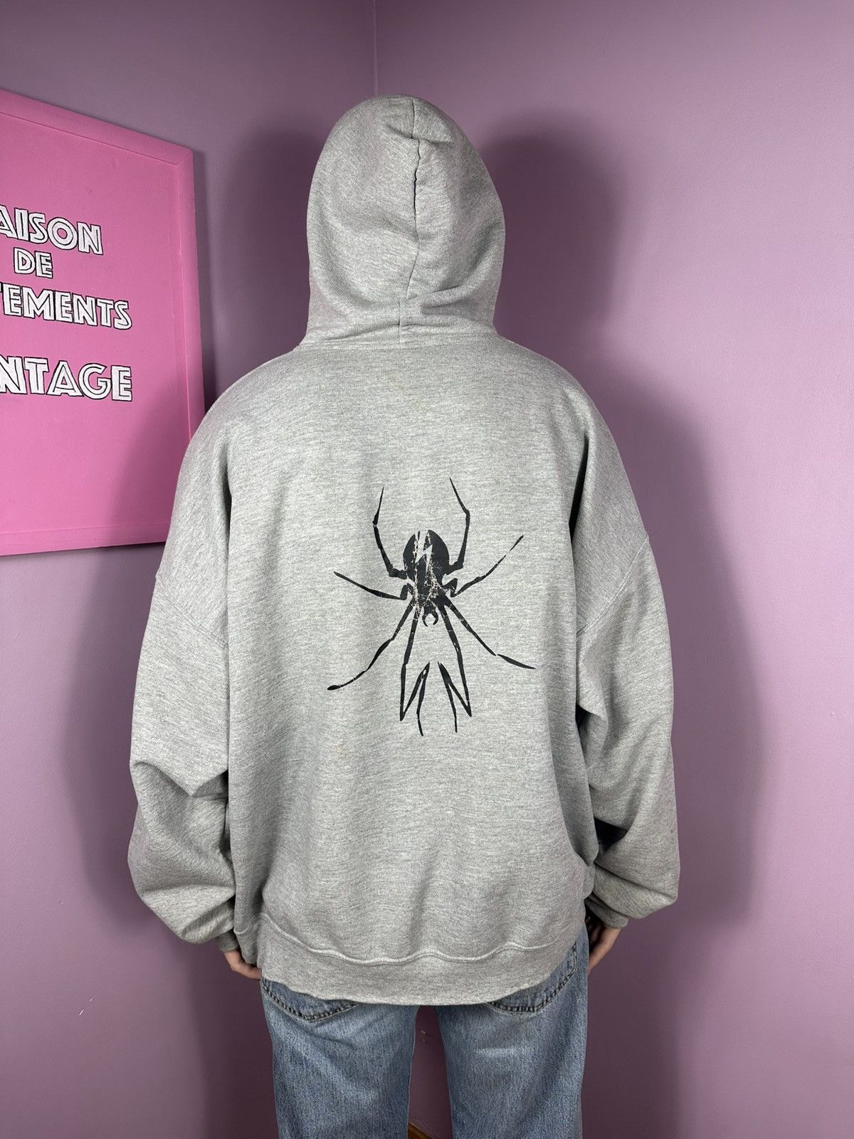 Gildan Vintage MCR My Chemical Romance Hoodie Spider Printed Size US XXL / EU 58 / 5 - 4 Thumbnail