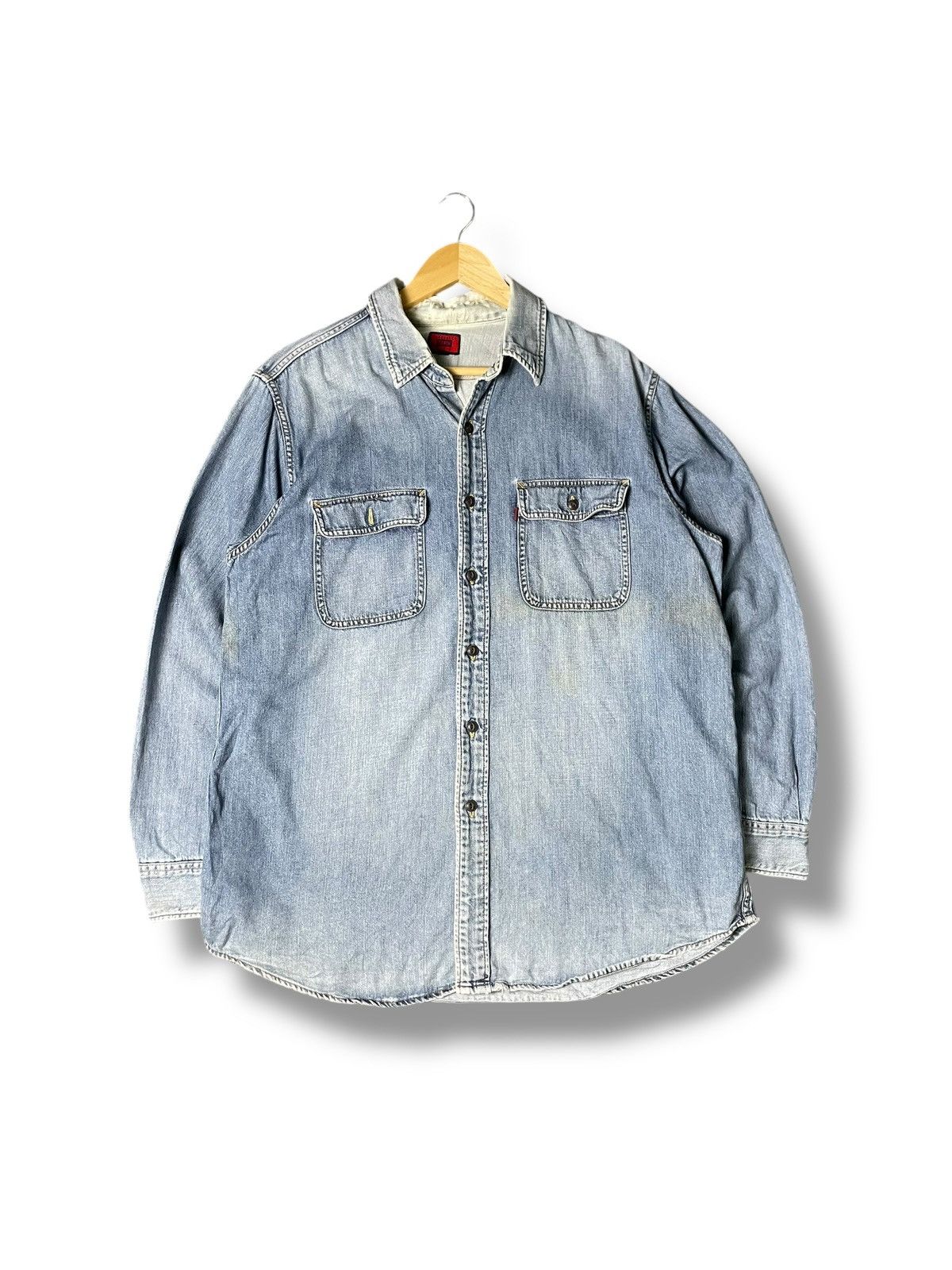 Edwin × Vintage Edwin Men’s Denim Shirt (54) Size US XL / EU 56 / 4 - 1 Thumbnail