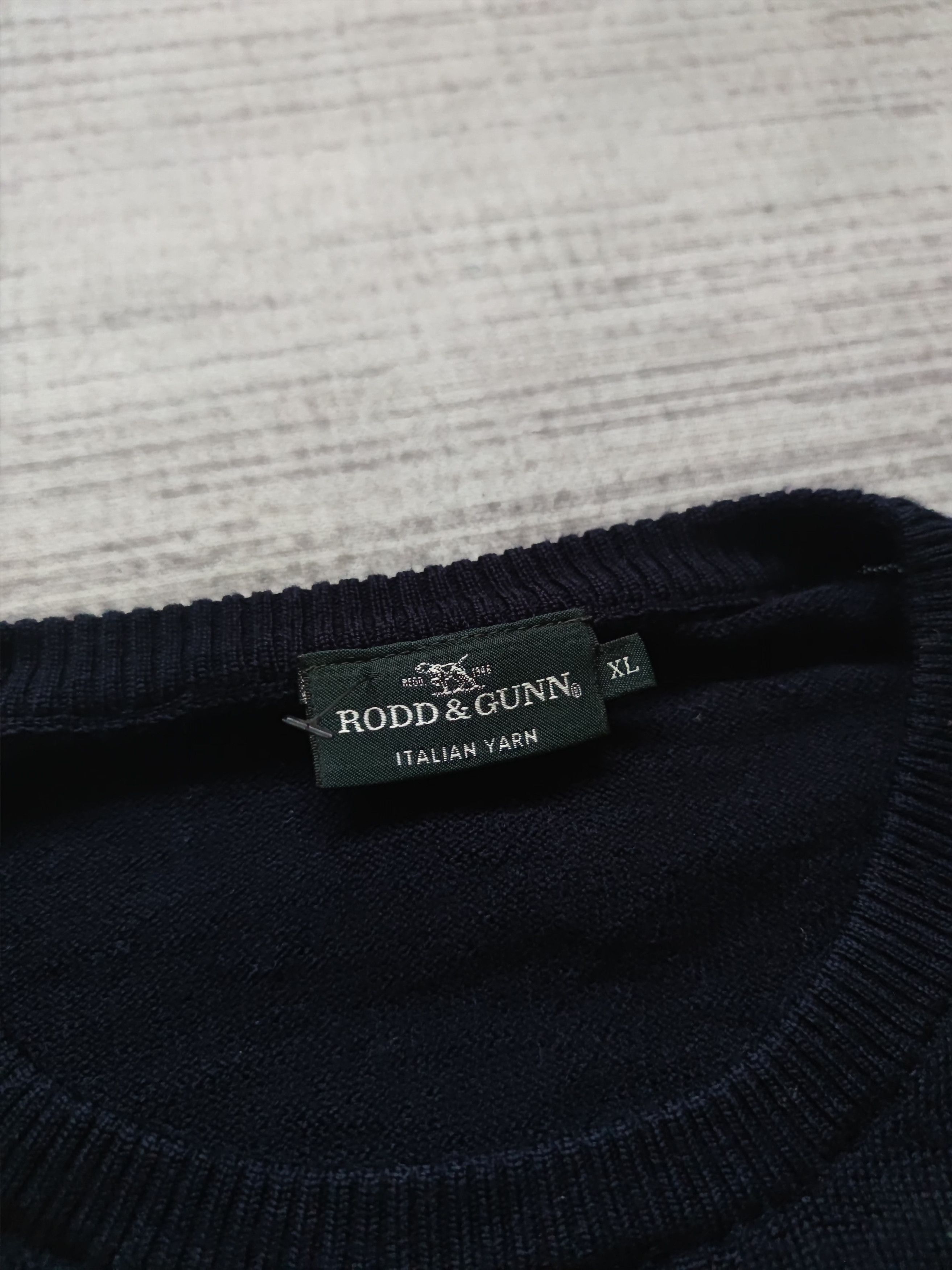 Rodd & Gunn Rodd & Gunn Nautical Marine Lobster Merino Wool 100% Knit Size US XL / EU 56 / 4 - 3 Thumbnail