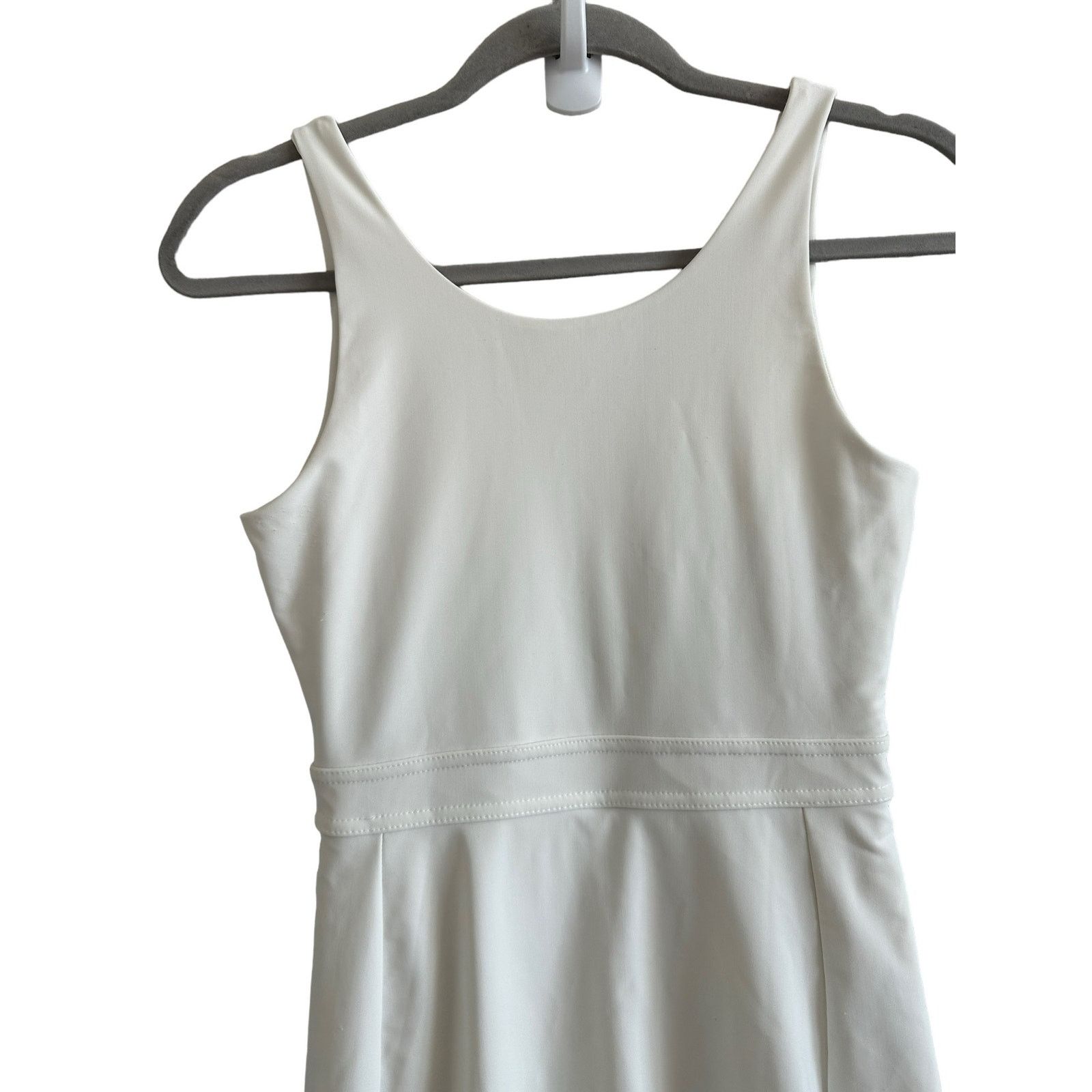 Other Sadie & Sage XSmall Elite White Sleeveless Scoop Neck Dress Size XS / US 0-2 / IT 36-38 - 7 Thumbnail