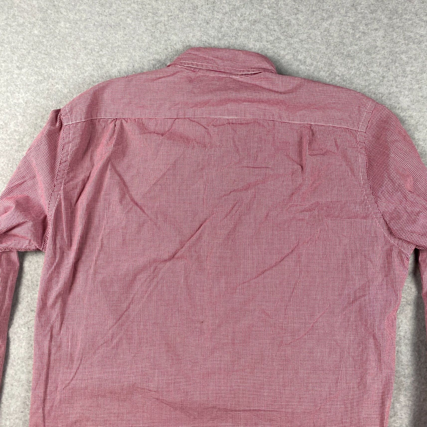 J.Crew J.CREW Shirt Mens L Red Slim Fit Check Button-Down Collar Long Sleeve Knit Size US L / EU 52-54 / 3 - 5 Thumbnail