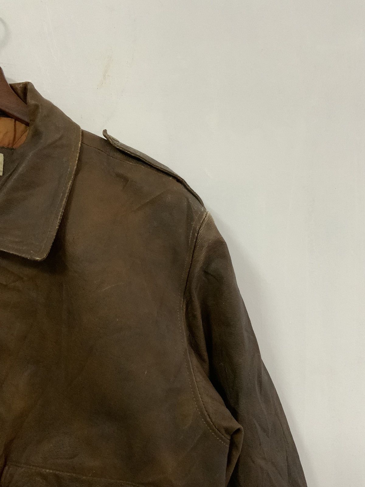 Genuine Leather Vintage Brunati Genuine Leather Fade Jacket Size US L / EU 52-54 / 3 - 10 Thumbnail