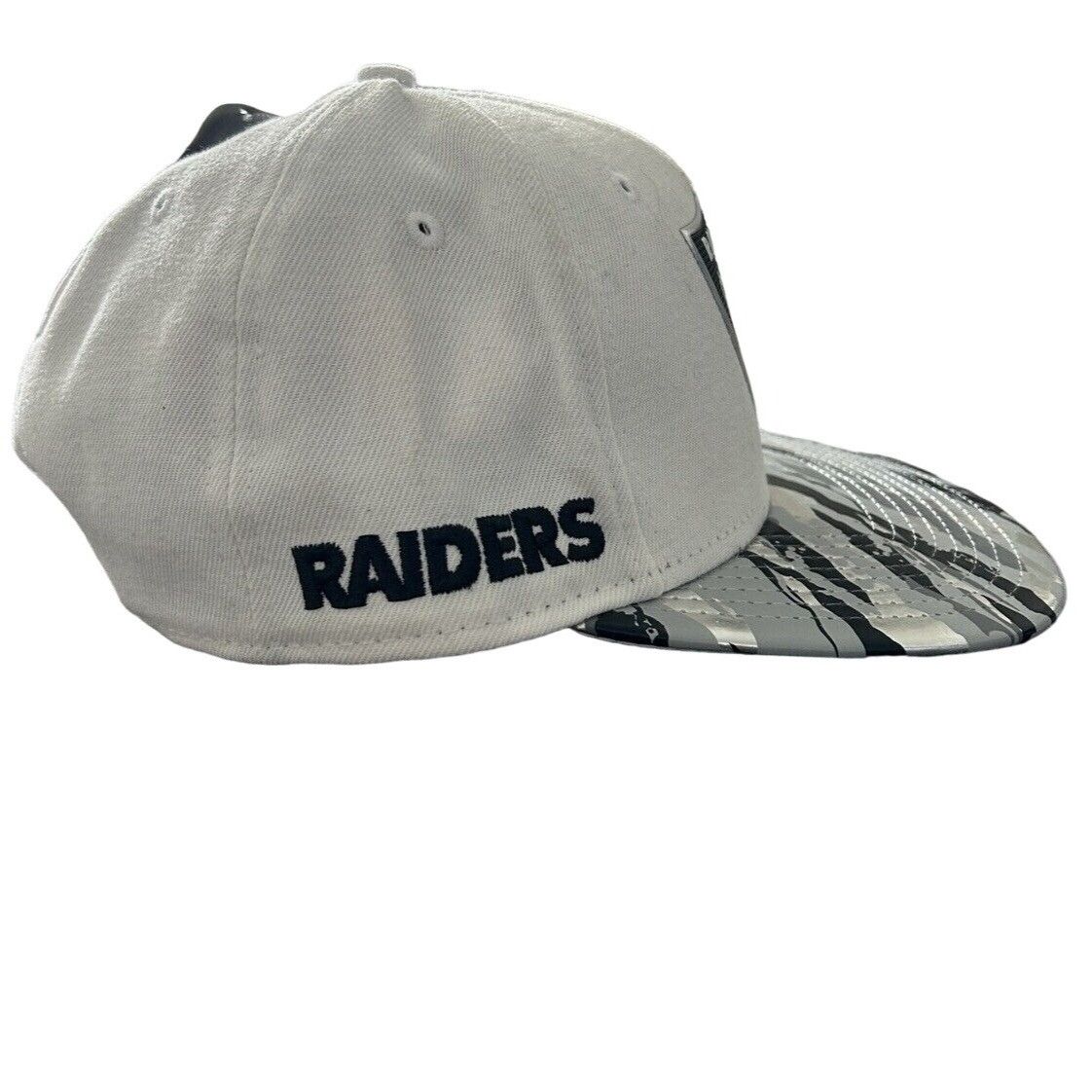 New Era Las Vegas Raiders NFL New Era 9Fifty Camouflage Black Silver Size ONE SIZE - 3 Thumbnail