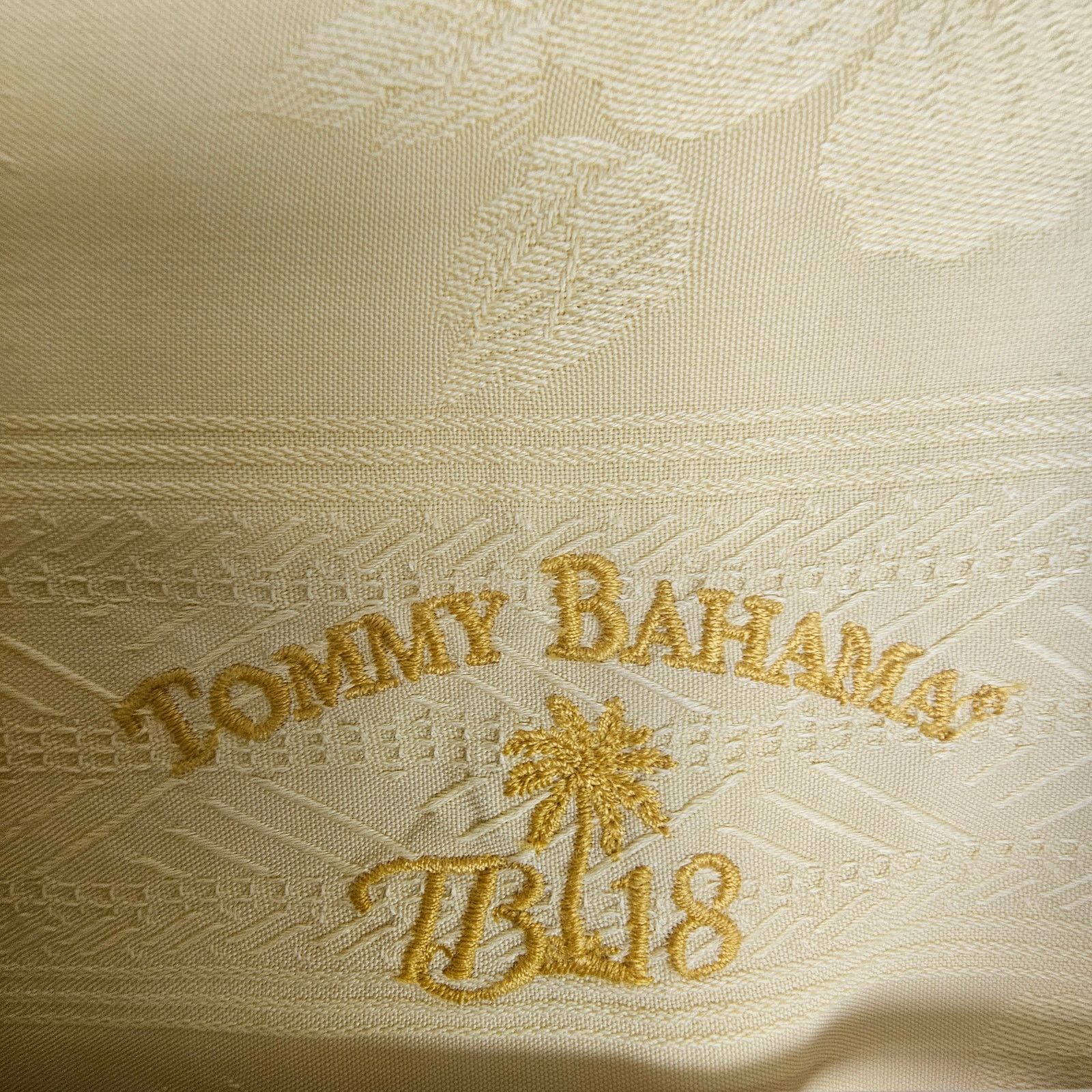 Tommy Bahama Tommy Bahama Hawaiian Shirt L Yellow Silk Floral Breathable Size US L / EU 52-54 / 3 - 6 Thumbnail