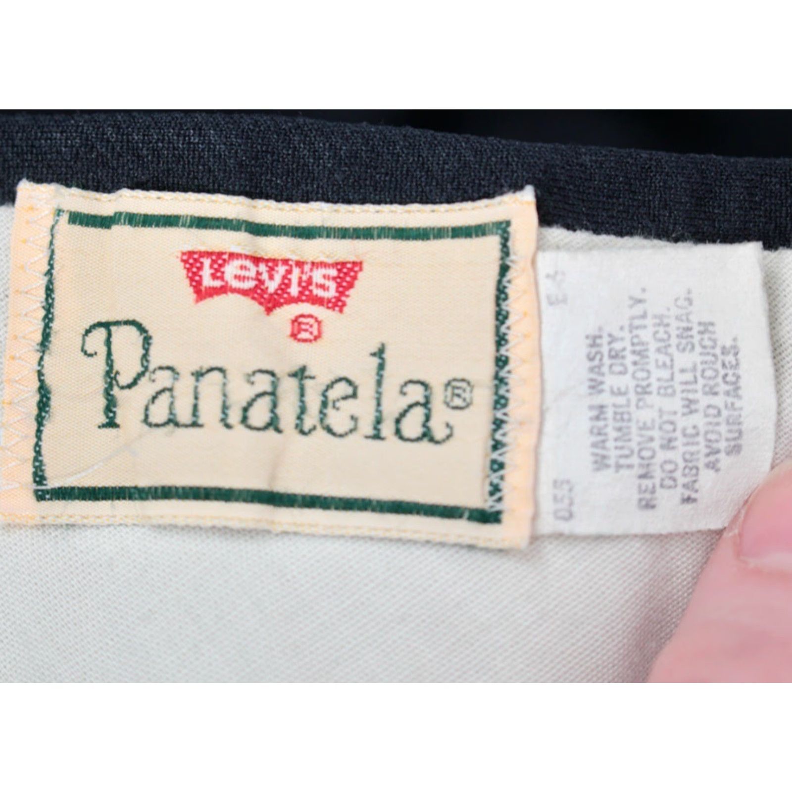 Levi's VINTAGE Levi's Pants Navy Blue 1970s 35x30 70s Polyester Mens Size US 35 - 4 Thumbnail
