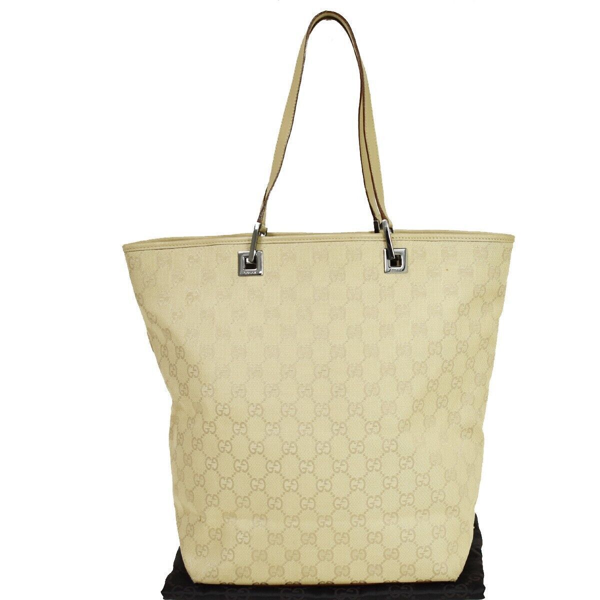 Gucci Gg Canvas Beige Canvas Shoulder Bag (Pre-Owned) Size ONE SIZE - 1 Thumbnail