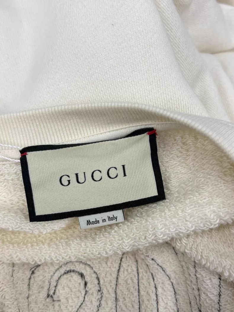 Gucci Gucci White crying cat sequin sweatshirt Size S / US 4 / IT 40 - 3 Thumbnail